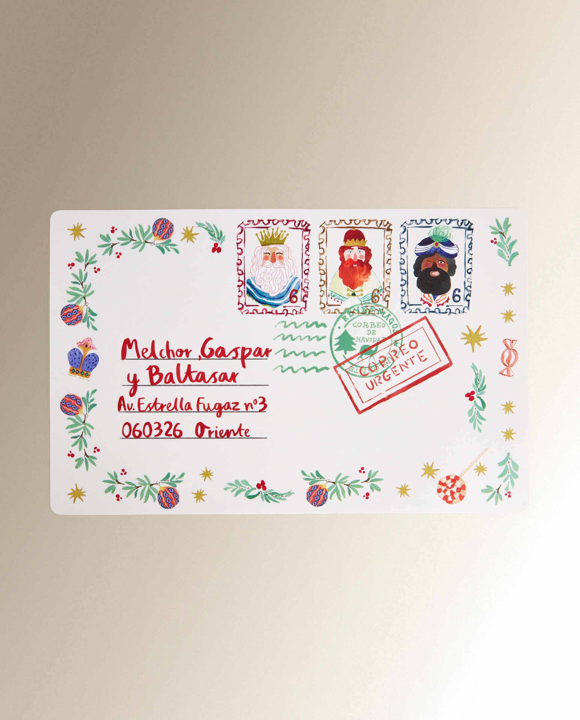 Mantel individual PVC Reyes Carta - Multicolor 30 x 45 cm Multicolor-2