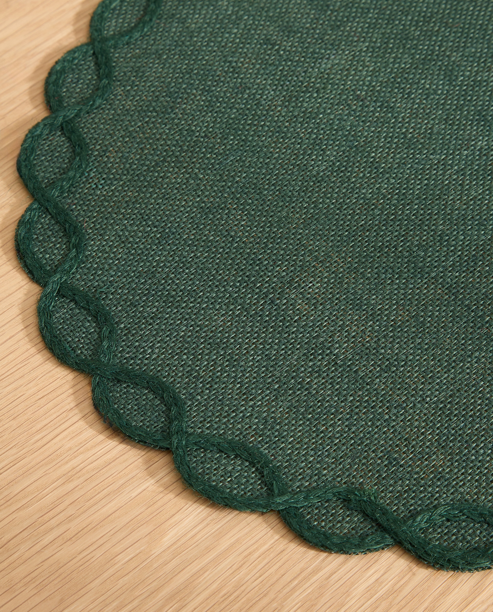 Mantel individual algodón Nowa - Verde Diámetro 38 cm Verde-3
