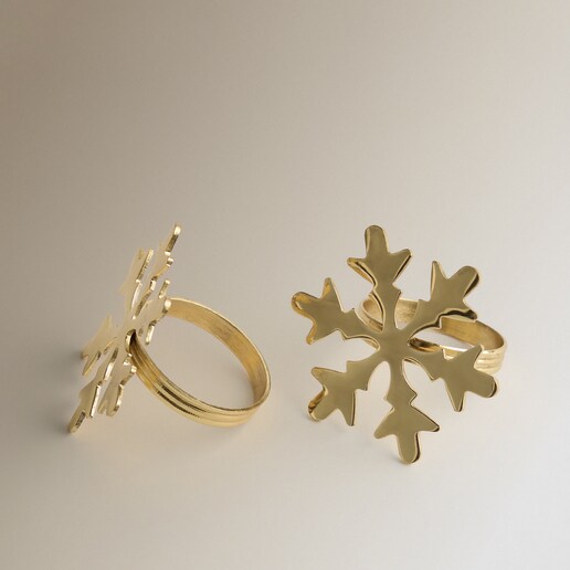 Set de 2 servilleteros navideños Snowflake I El Corte Inglés