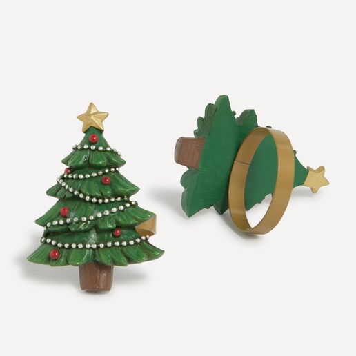 Set 2 servilleteros polyfoam Árbol Navidad El Corte Inglés