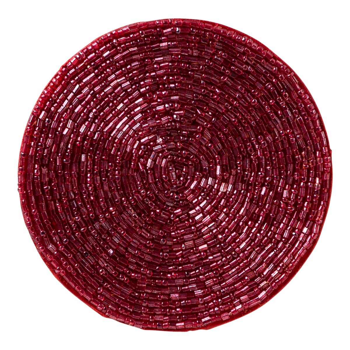 Conjunto de 4 bases de copo vermelhas Beads El Corte Inglés Vermelho-2
