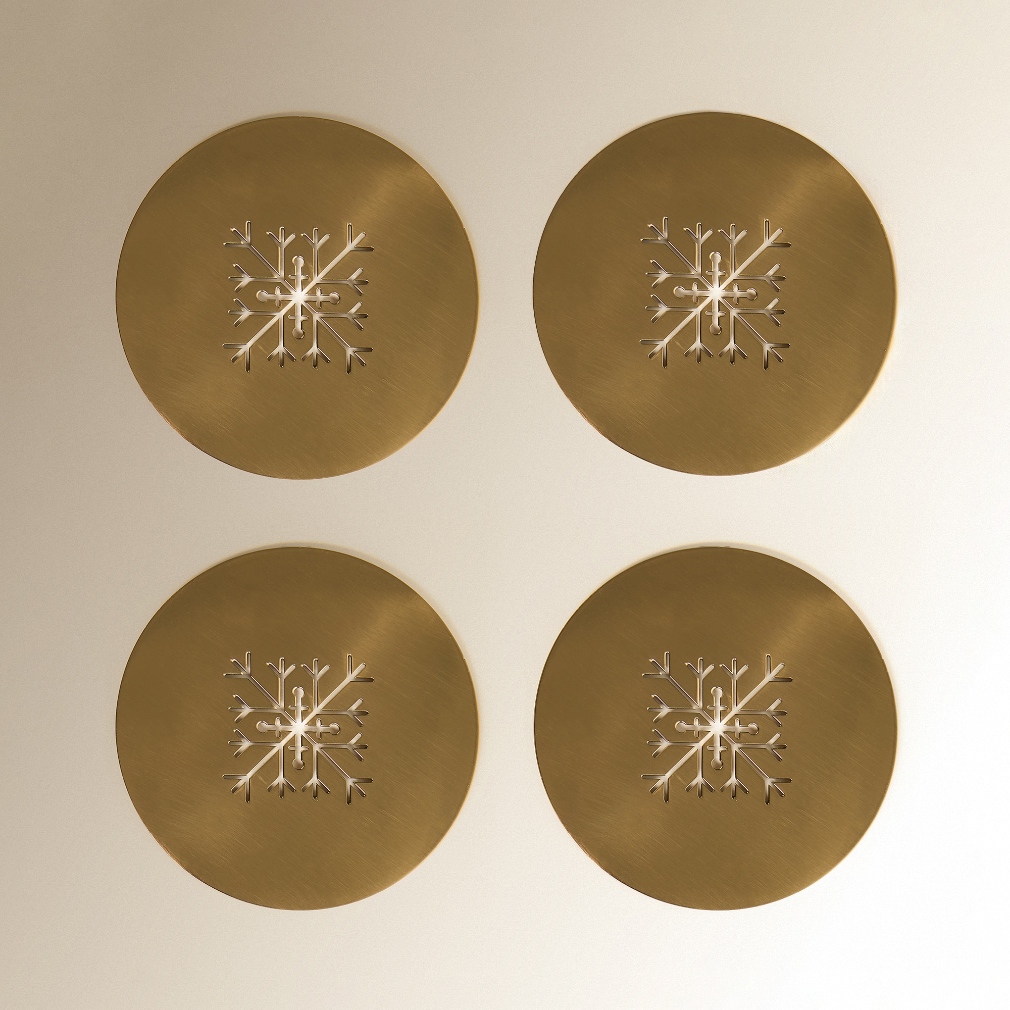 El Corte Inglés - Set 4 posavasos acero Copos.