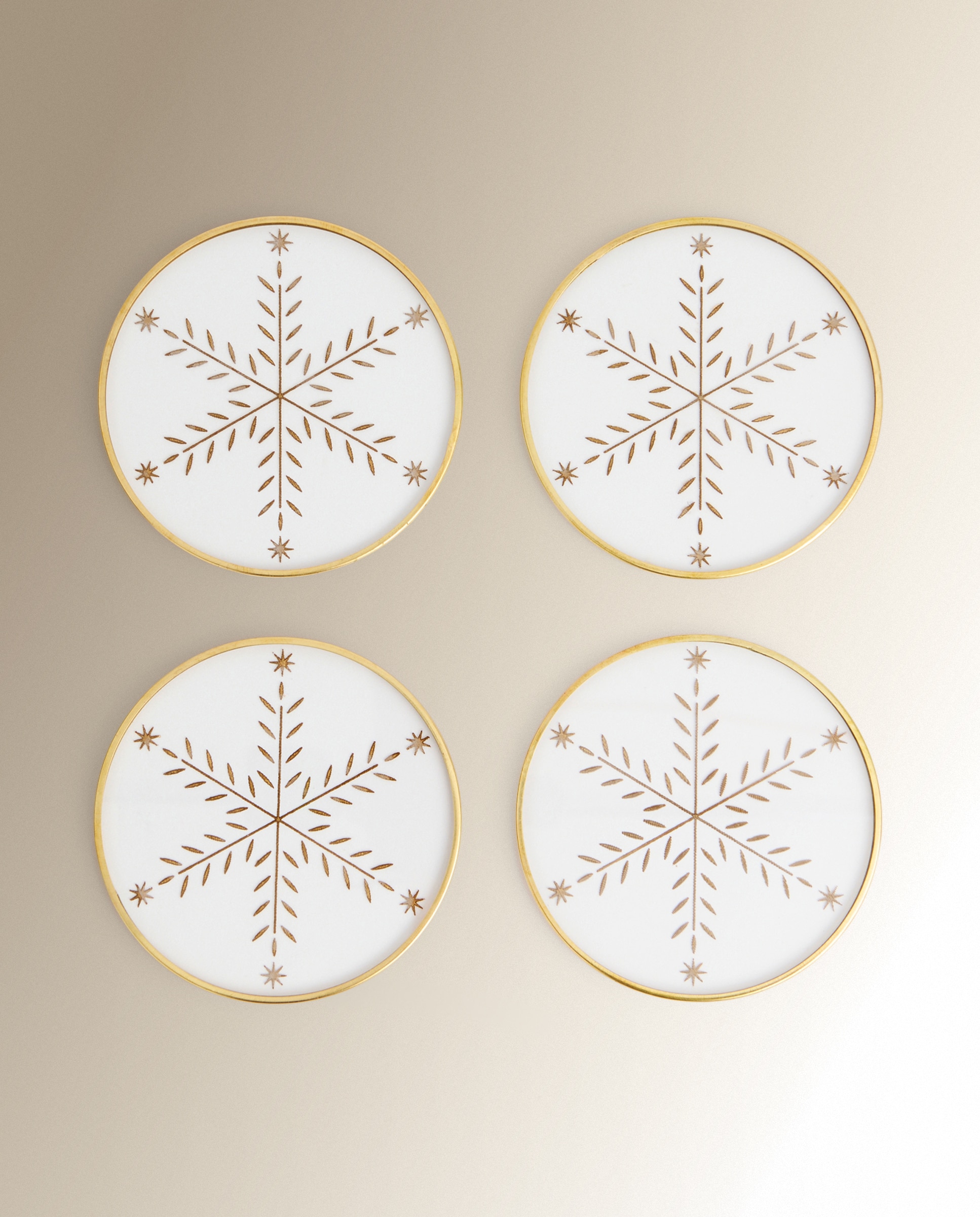 Imagen 1 de Set 4 posavasos Midnight - Oro Oro