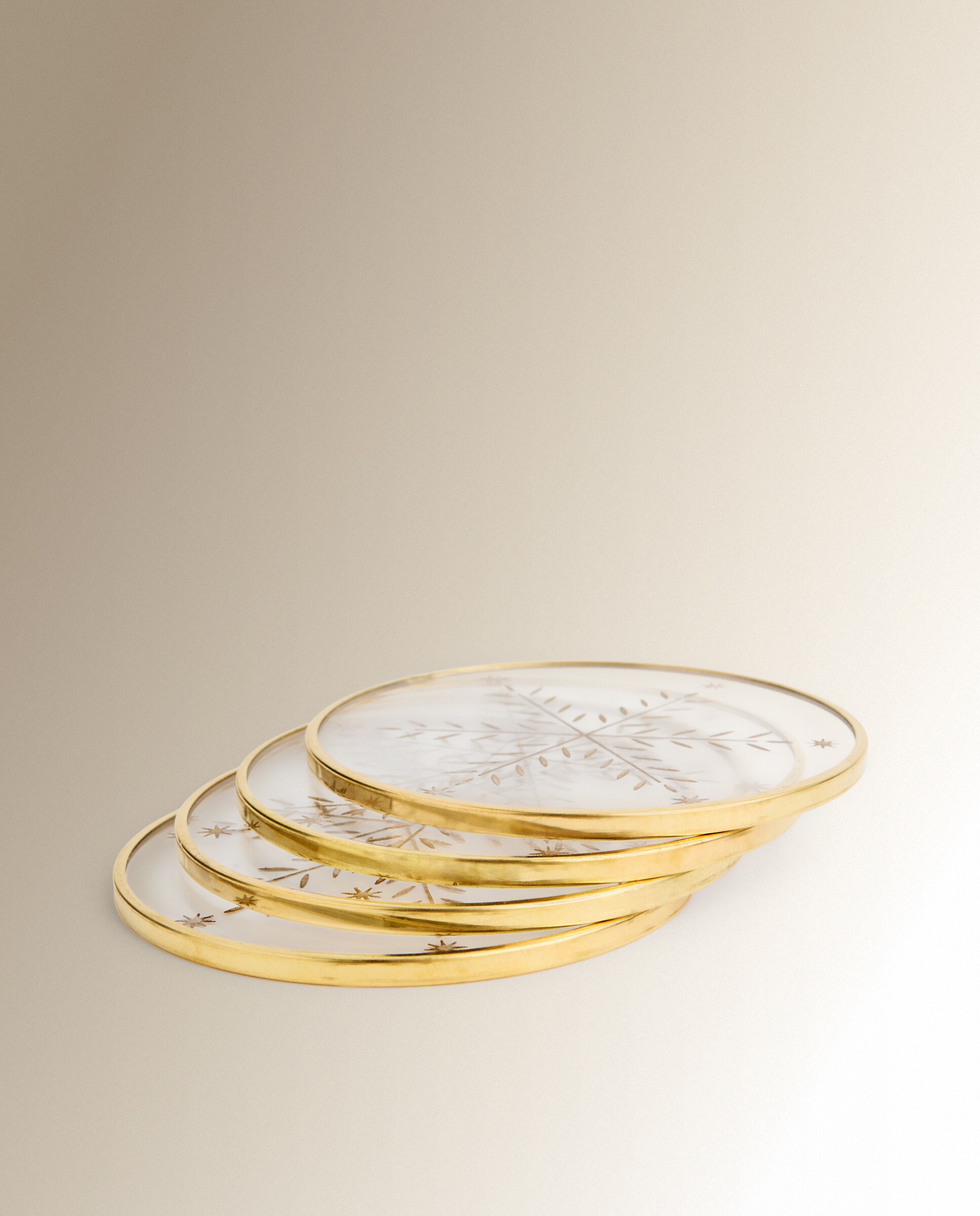 Imagen 2 de Set 4 posavasos Midnight - Oro Oro