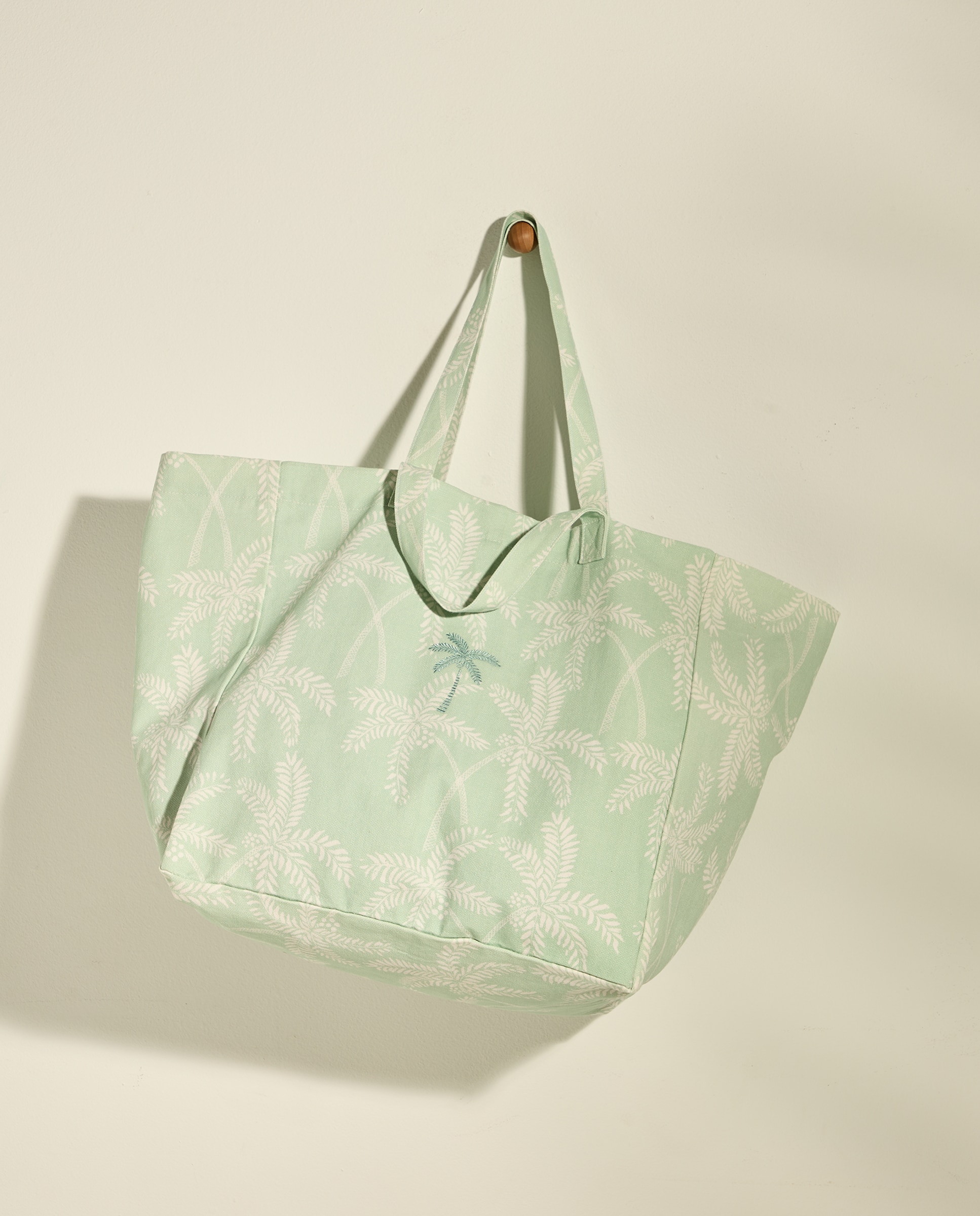 Saco de Praia Palm Verde Água-1