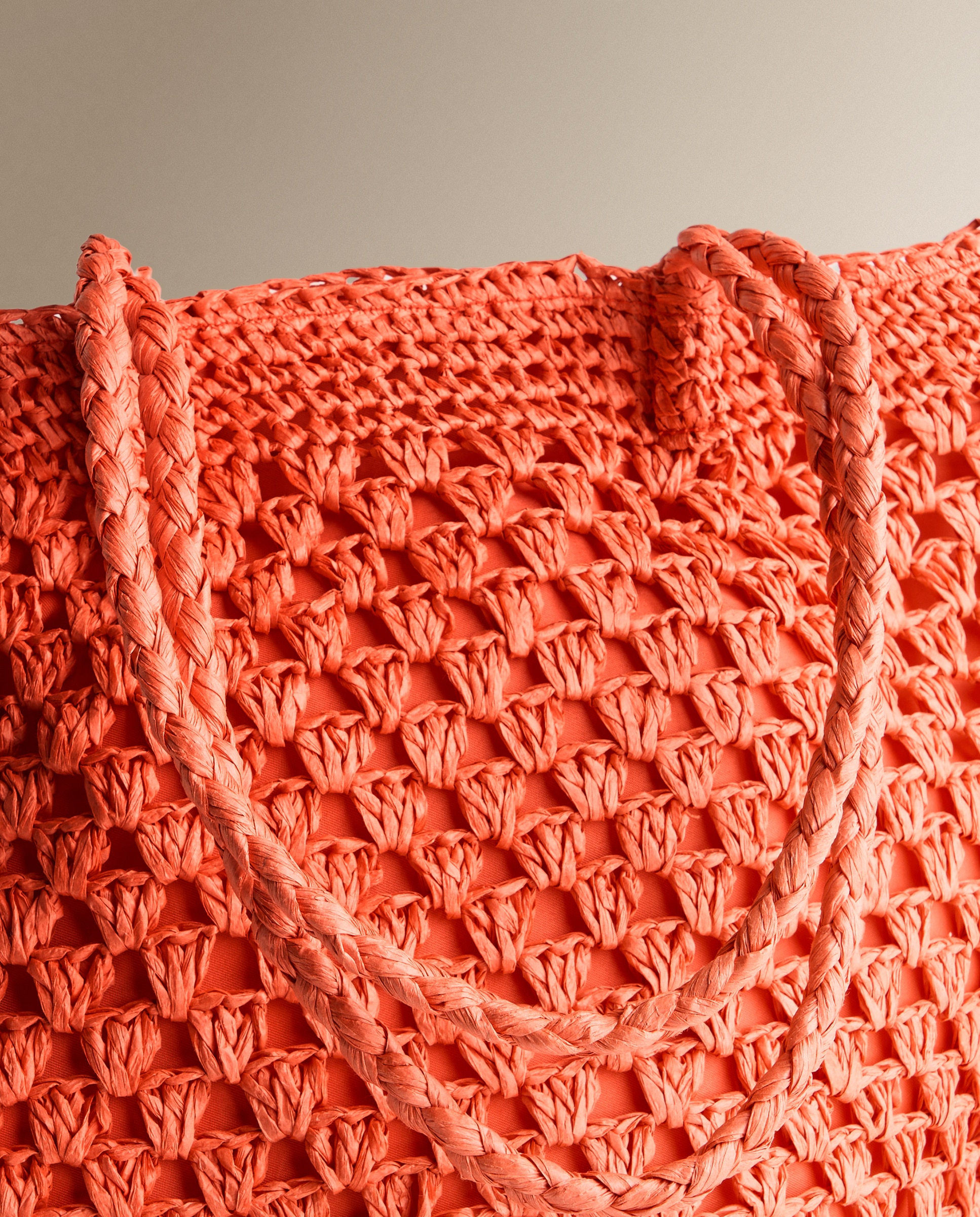 Bolsa de playa Trama - Coral Coral-5