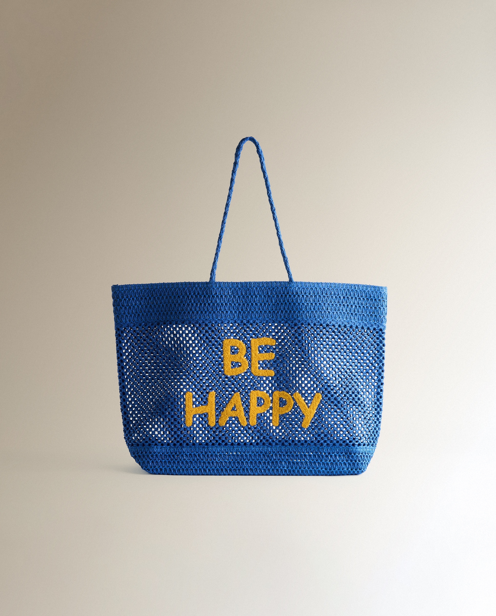 Saco de Praia Happy Azul-2