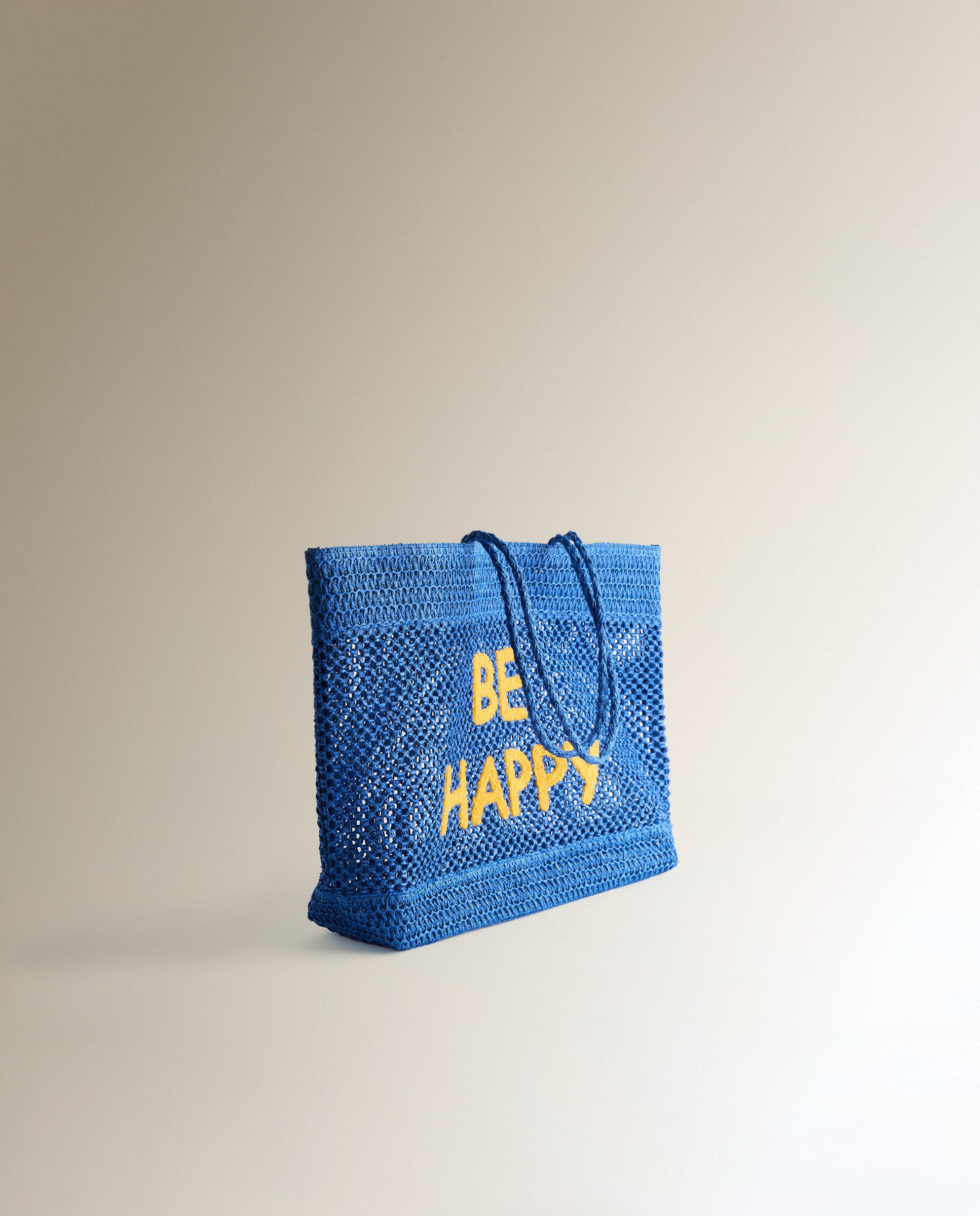 Saco de Praia Happy Azul-3