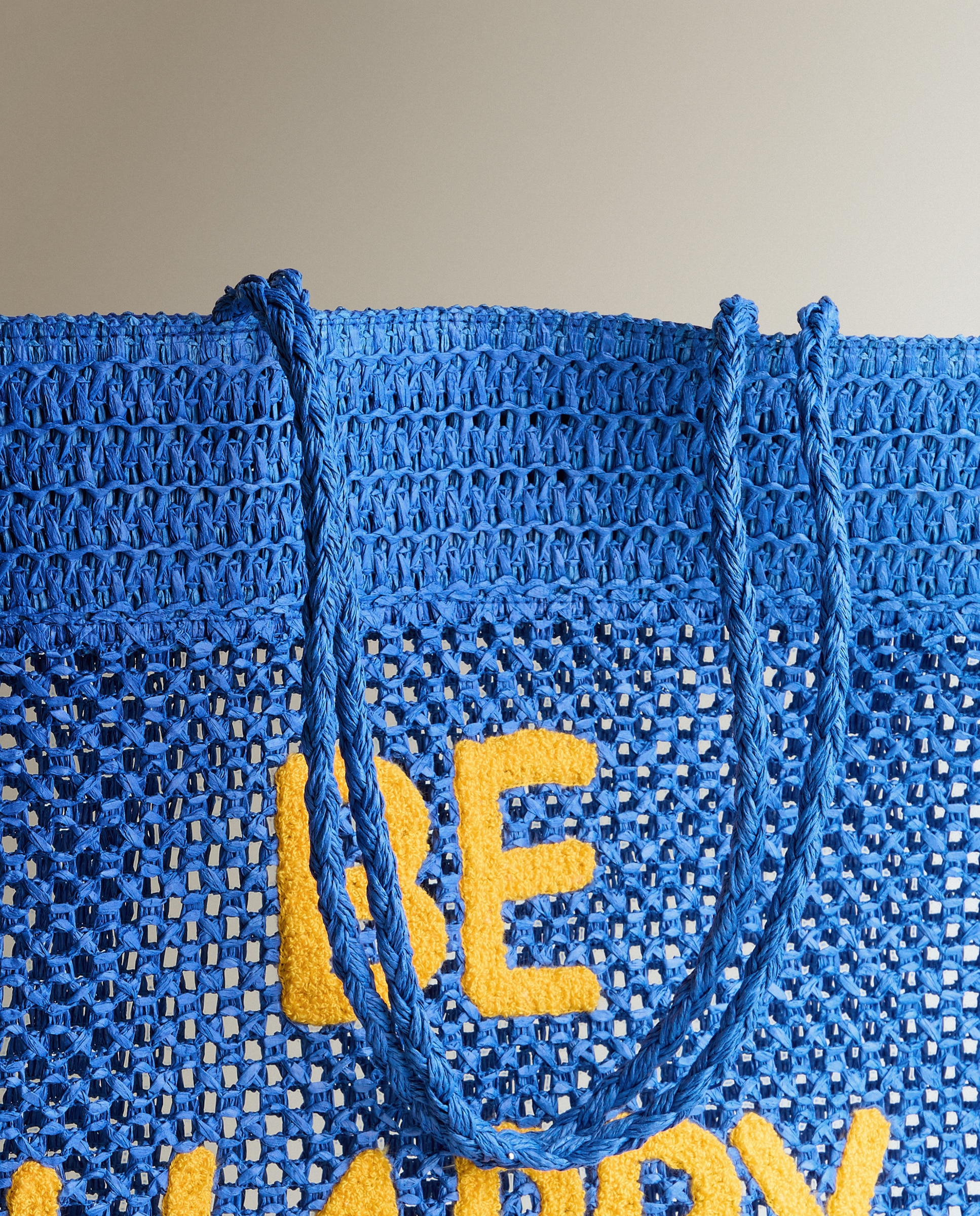 Saco de Praia Happy Azul-5