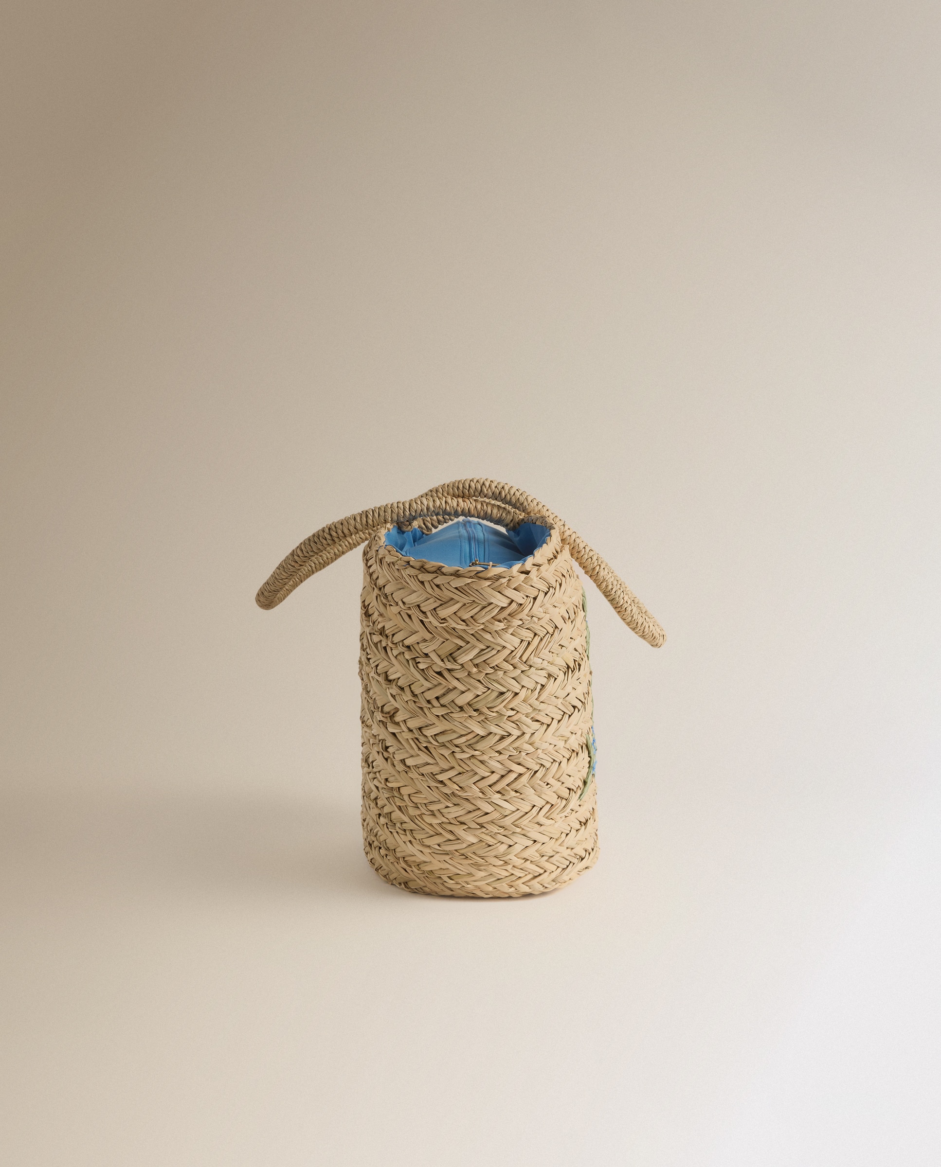 Cesta de Praia Ikan Azul-4
