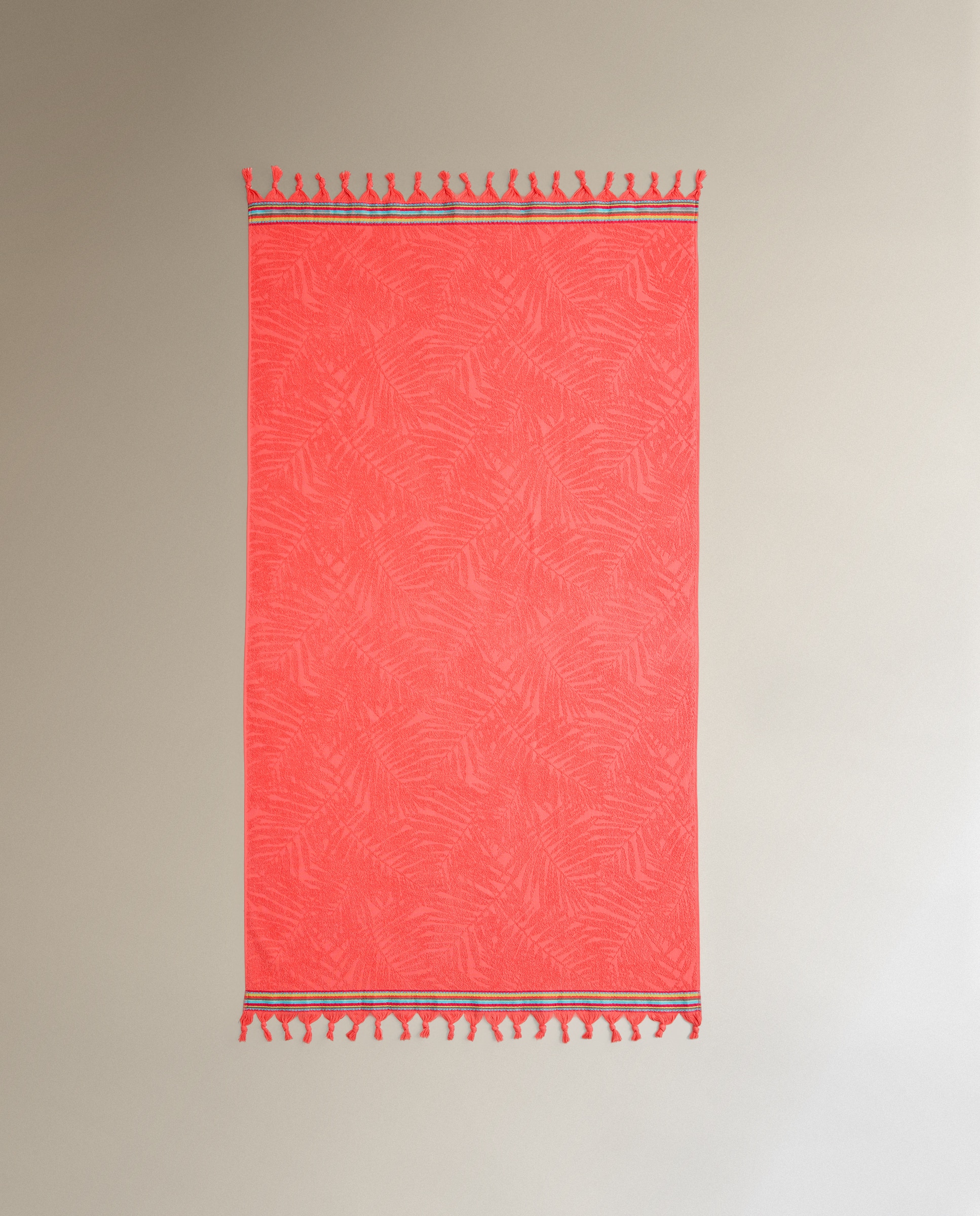 Toalla de playa Tropical - Coral 90 x 160 cm Coral-2
