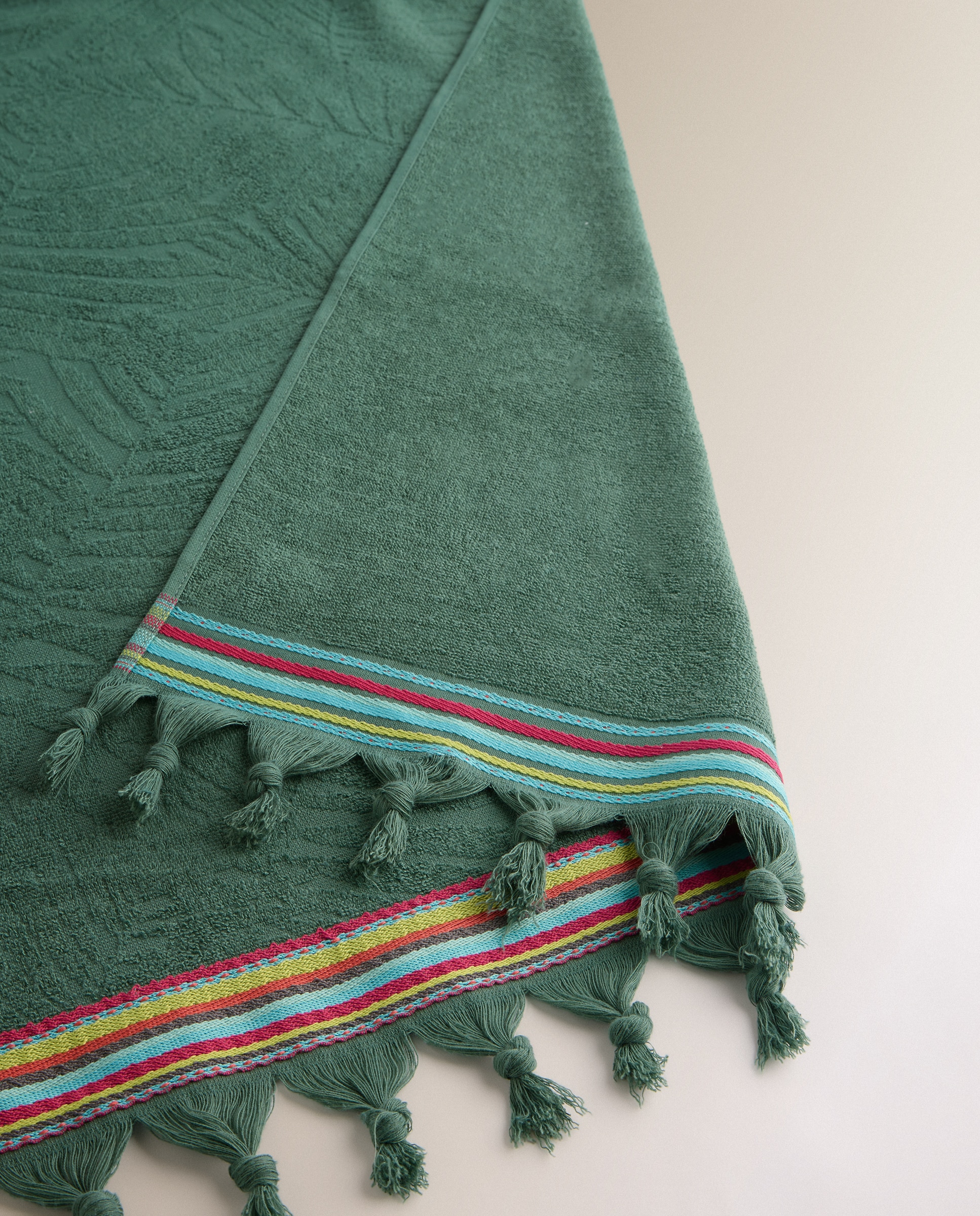 Toalha de Praia Tropical Verde-4