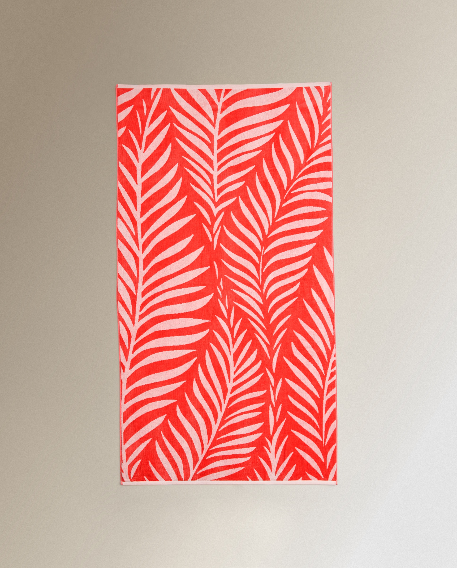 Toalla de playa Branch - Coral 100 x 180 cm Coral-2