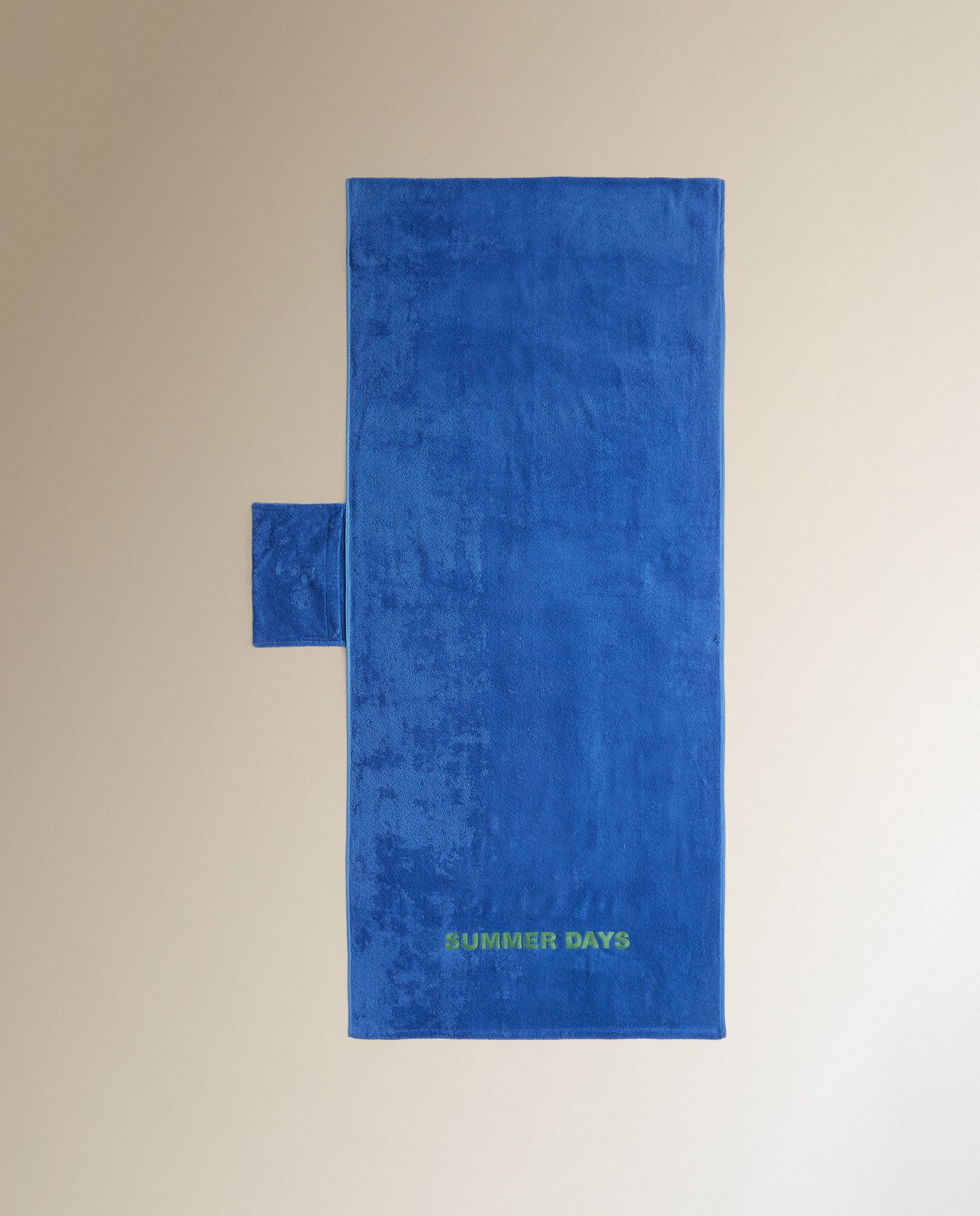Toalla de playa para tumbona Summer Days - Azul 90 x 200 cm Azul-2