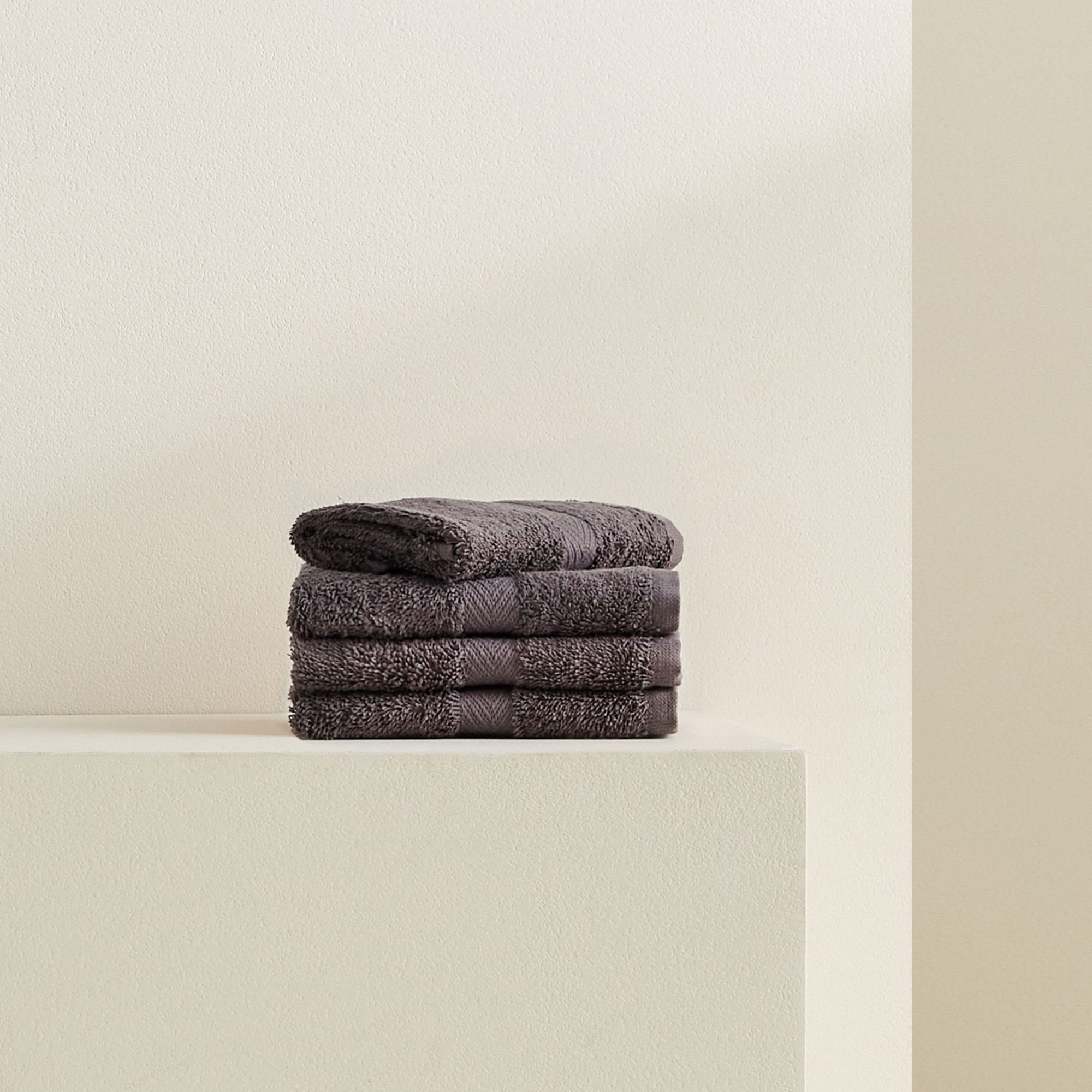 Imagem 0 de Conjunto de 4 Toalhas Toucado de Algodão Colors - 450 g/m2