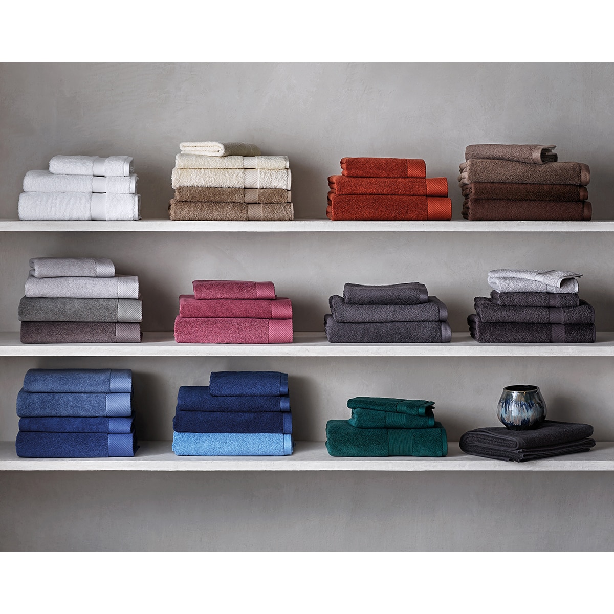 Toalla de baño algodón 450 gr/m2 Colors El Corte Inglés - Gris ceniza Tocador Gris ceniza-6