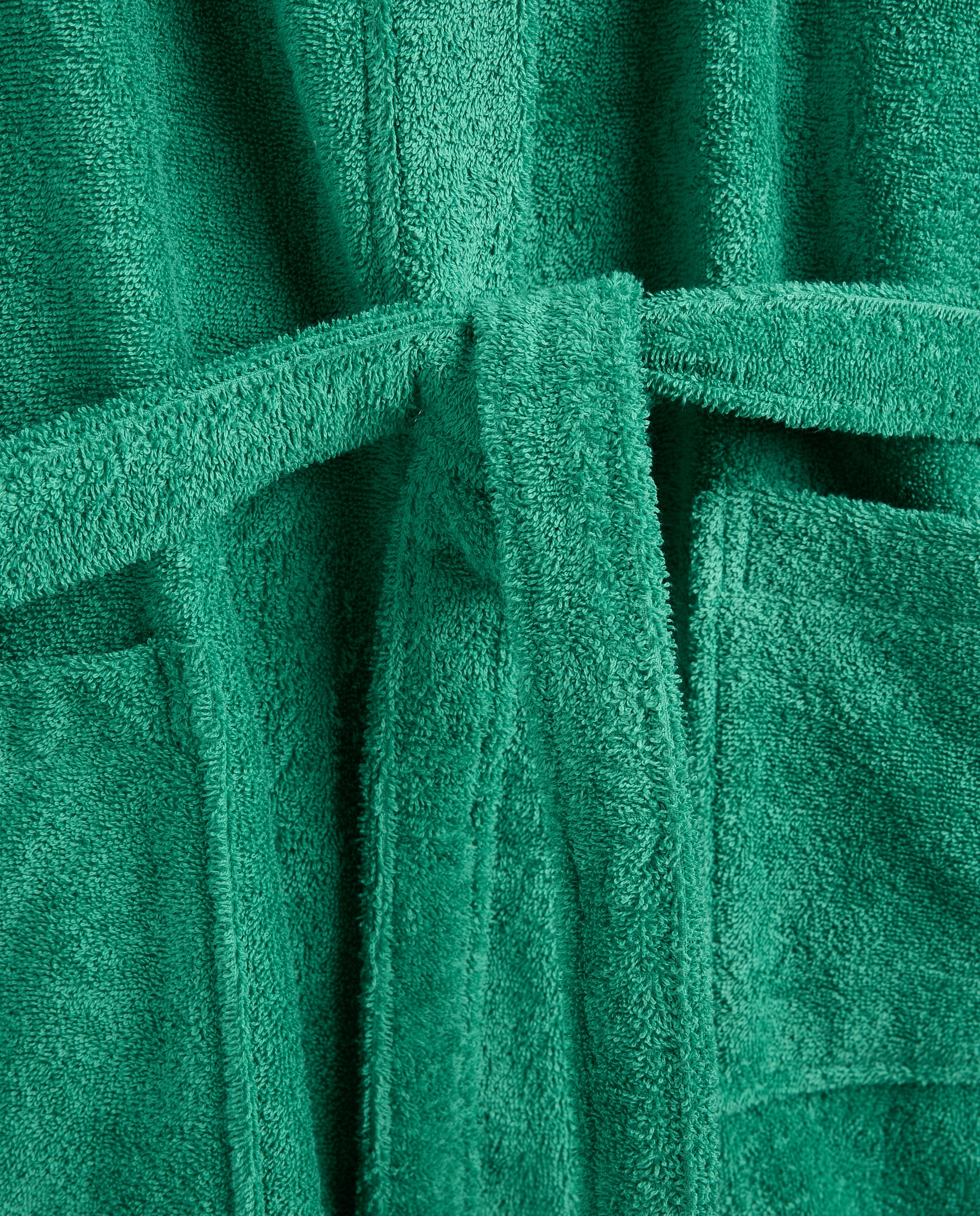 Imagen 3 de Albornoz con capucha algodón 450 gr/m2 New Colors - Verde XS Verde