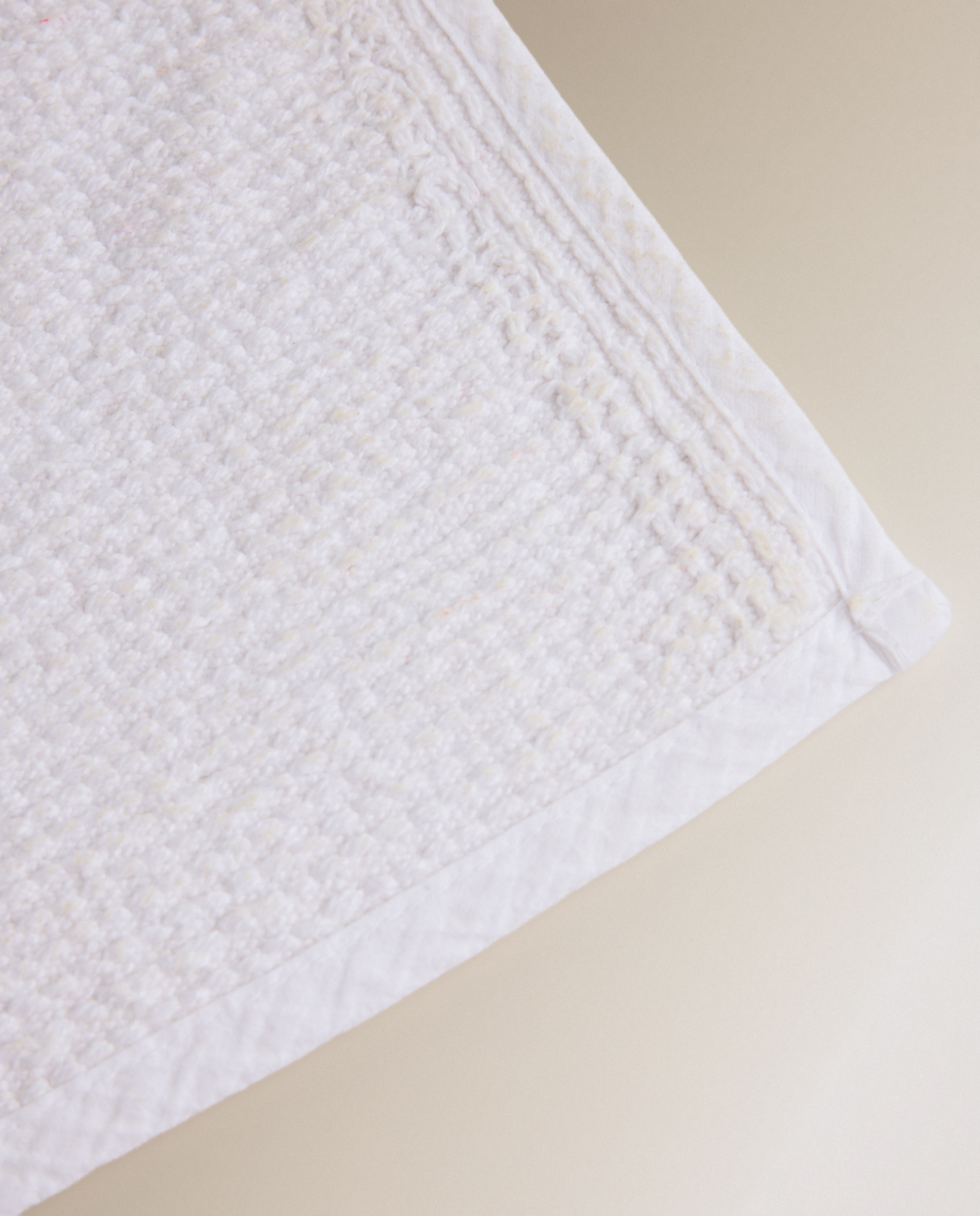 Alfombra de baño algodón 500 gr/m2 New Colors - Blanco 40 x 60 cm Blanco-3