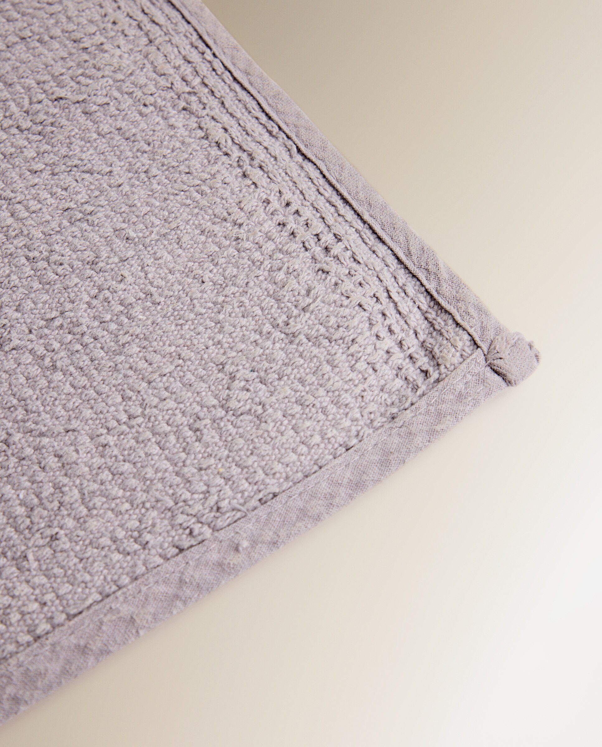 Alfombra de baño algodón 500 gr/m2 New Colors - Gris 40 x 60 cm Gris-3