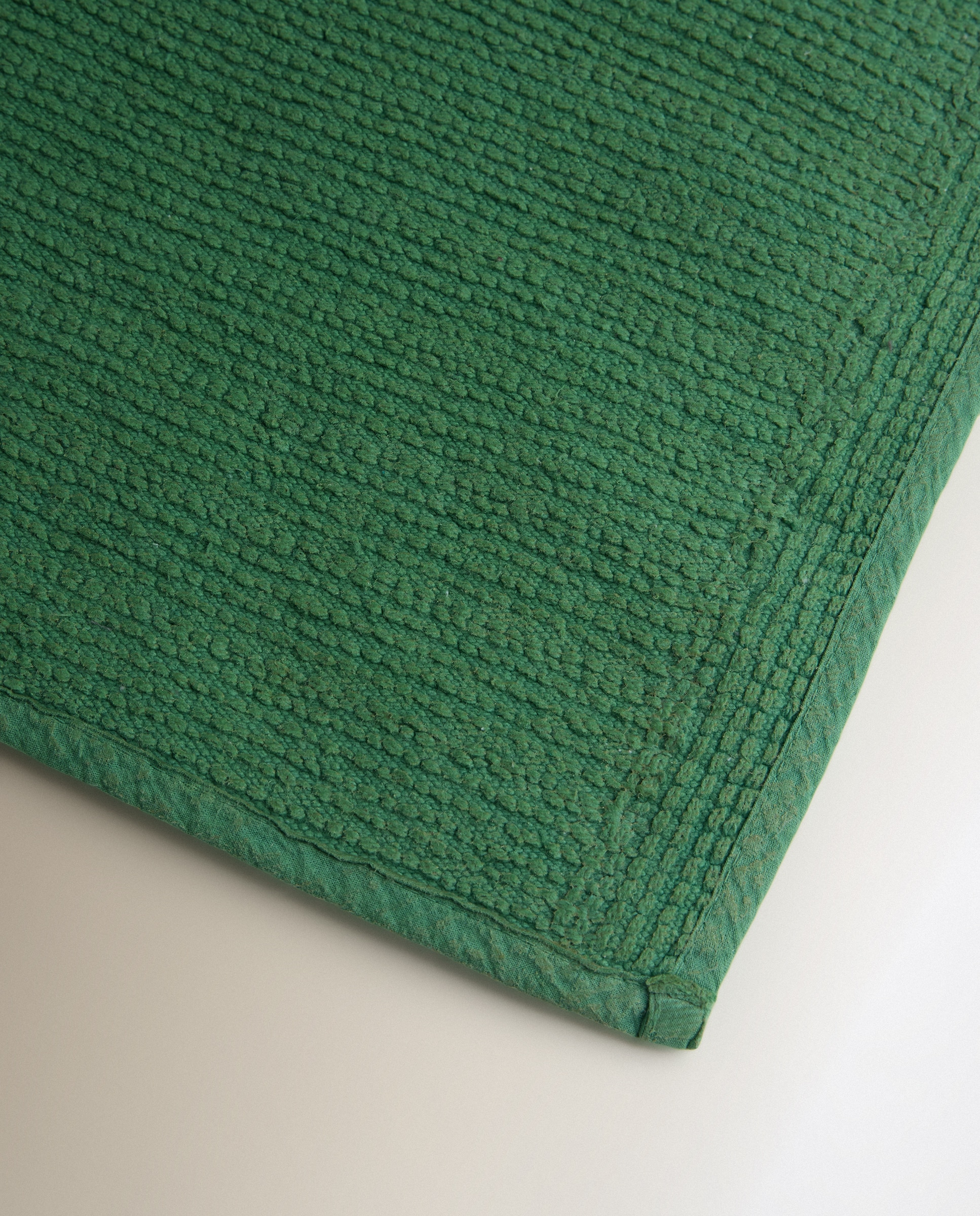 Tapete de banho em algodão 500 g/m² New Colors Verde-3