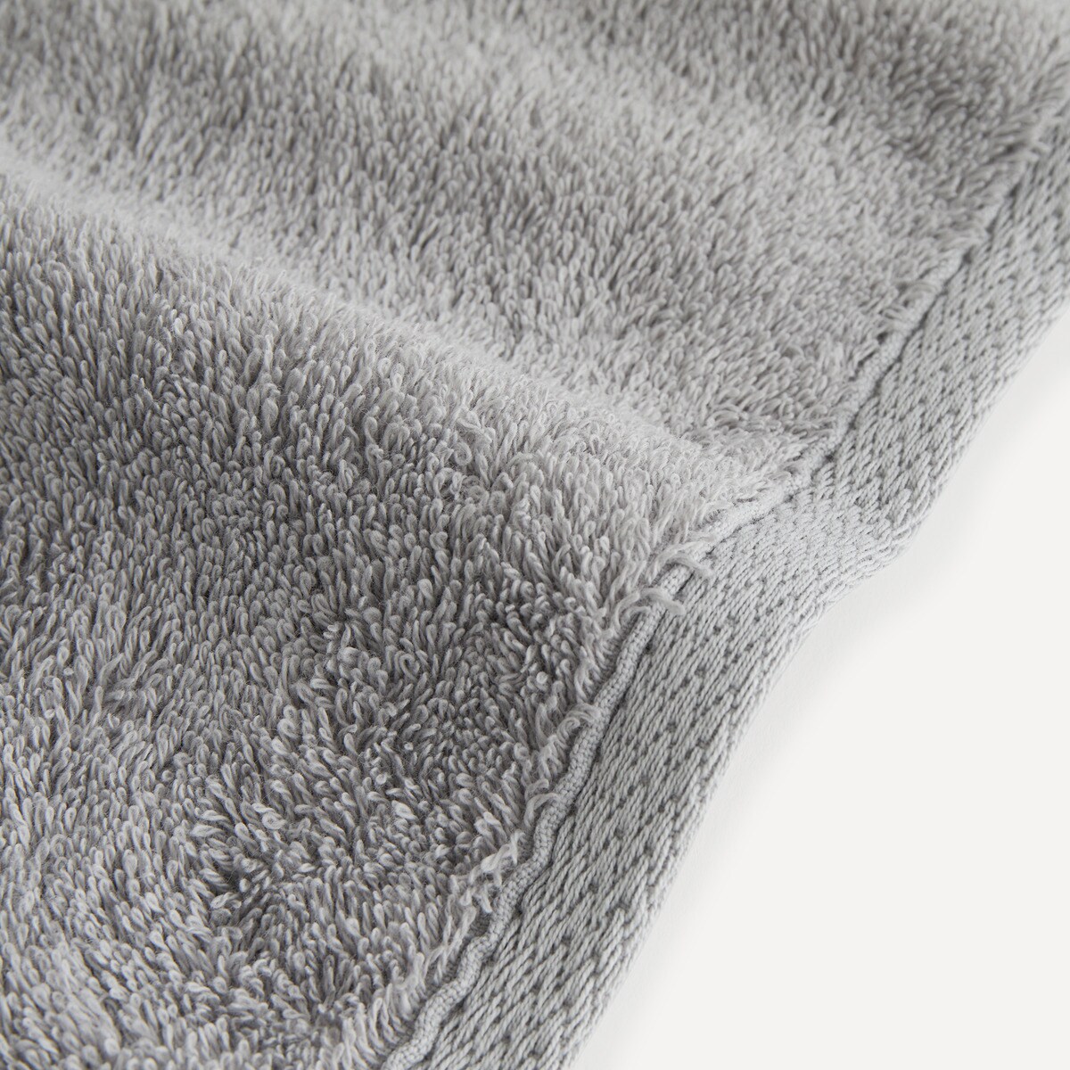 Toalla de baño algodón extrapeinado 550 gr/m2 Kashmir El Corte Inglés - Gris claro Sábana de baño Gris claro-2
