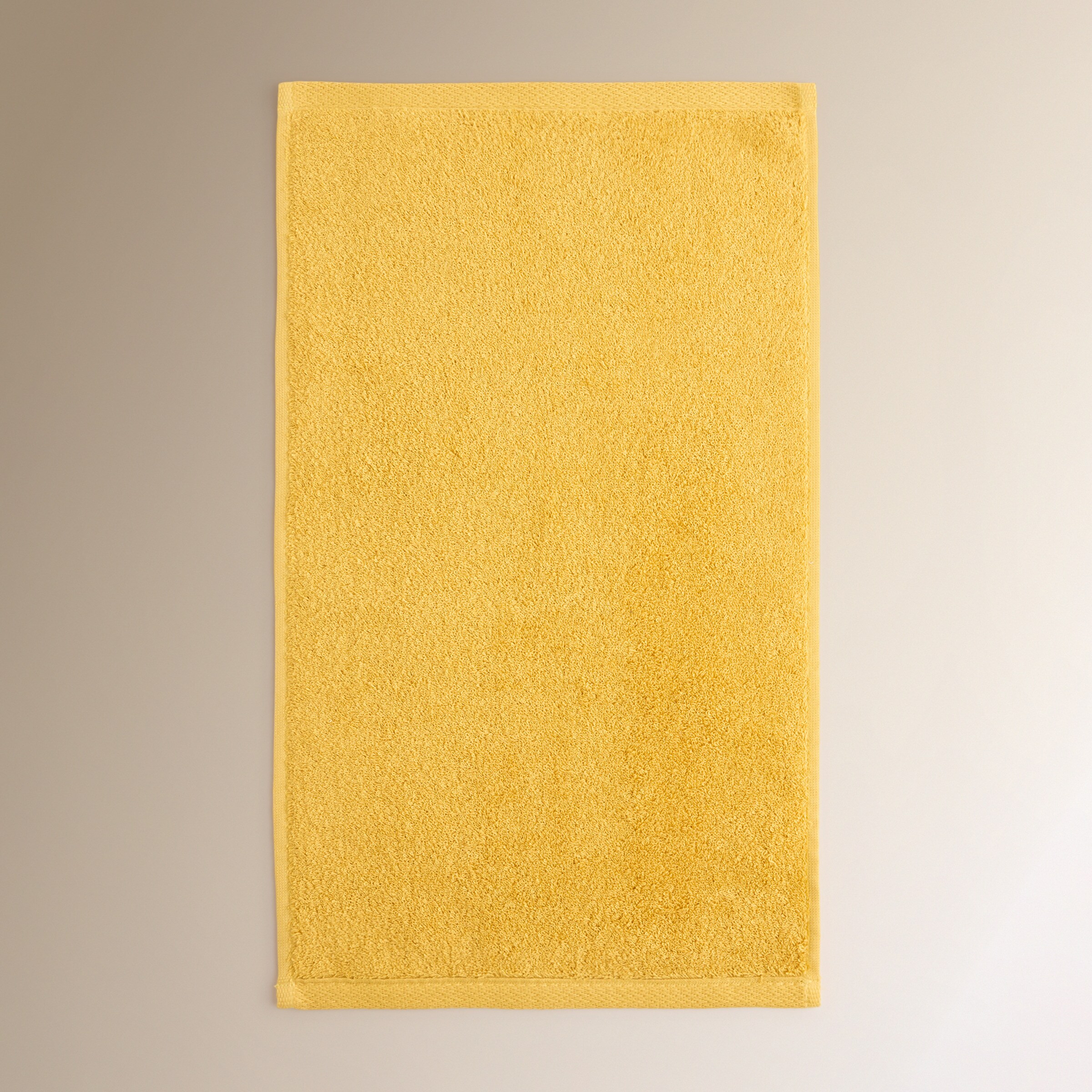 Toalla de baño algodón extrapeinado 550 gr/m2 Kashmir El Corte Inglés - Amarillo Sábana de baño Amarillo-2