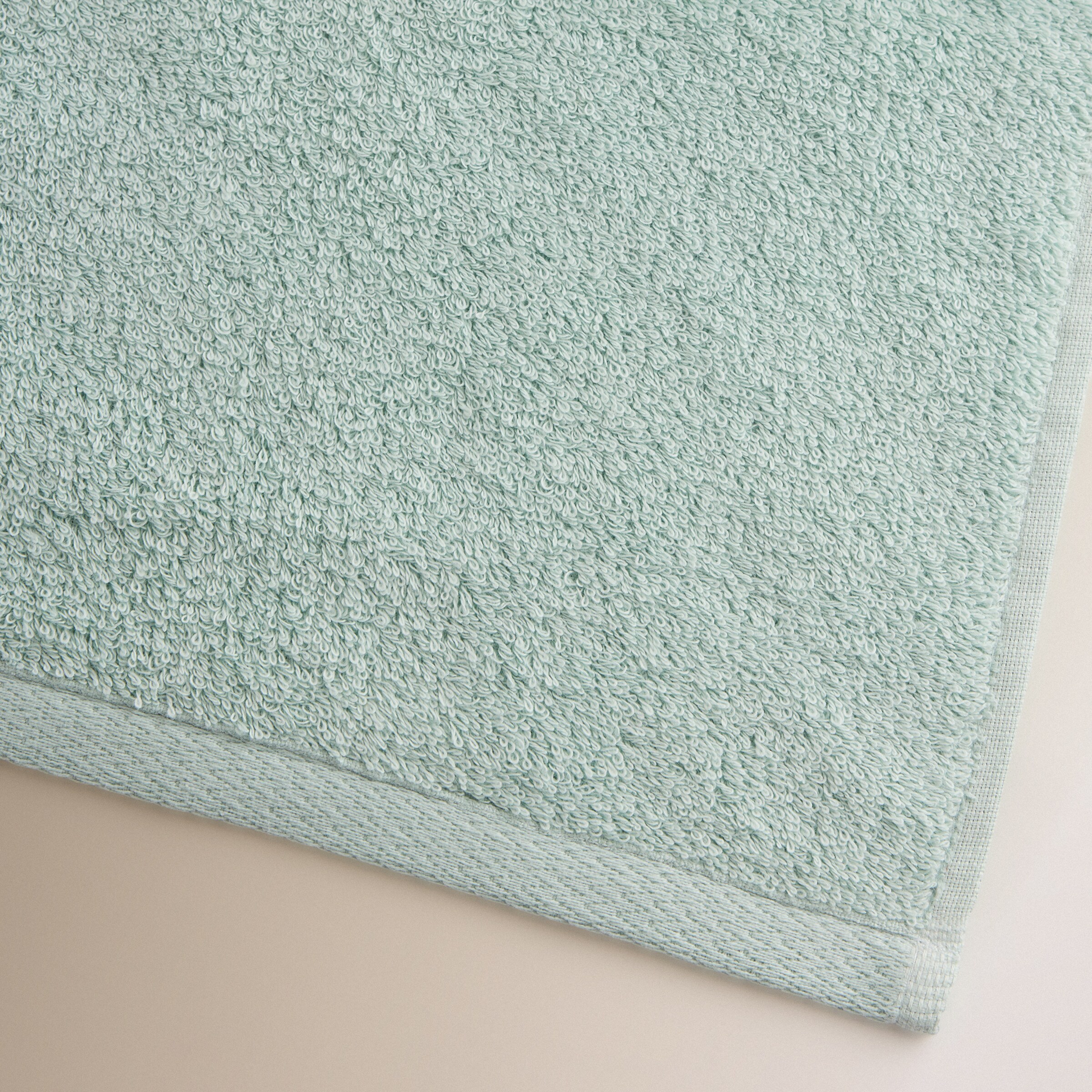 Toalla de baño algodón extrapeinado 550 gr/m2 Kashmir El Corte Inglés - Azul Sábana de baño Azul-3