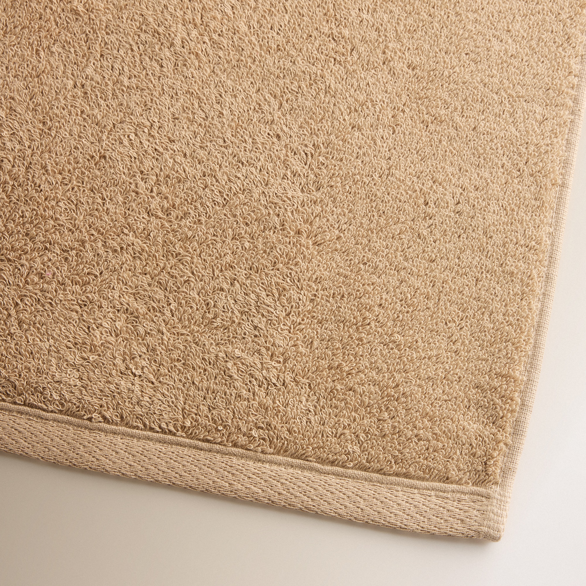 Conjunto de 3 Toalhas de Bidé de Algodão - 550 g/m2 Kashmir Bege-3