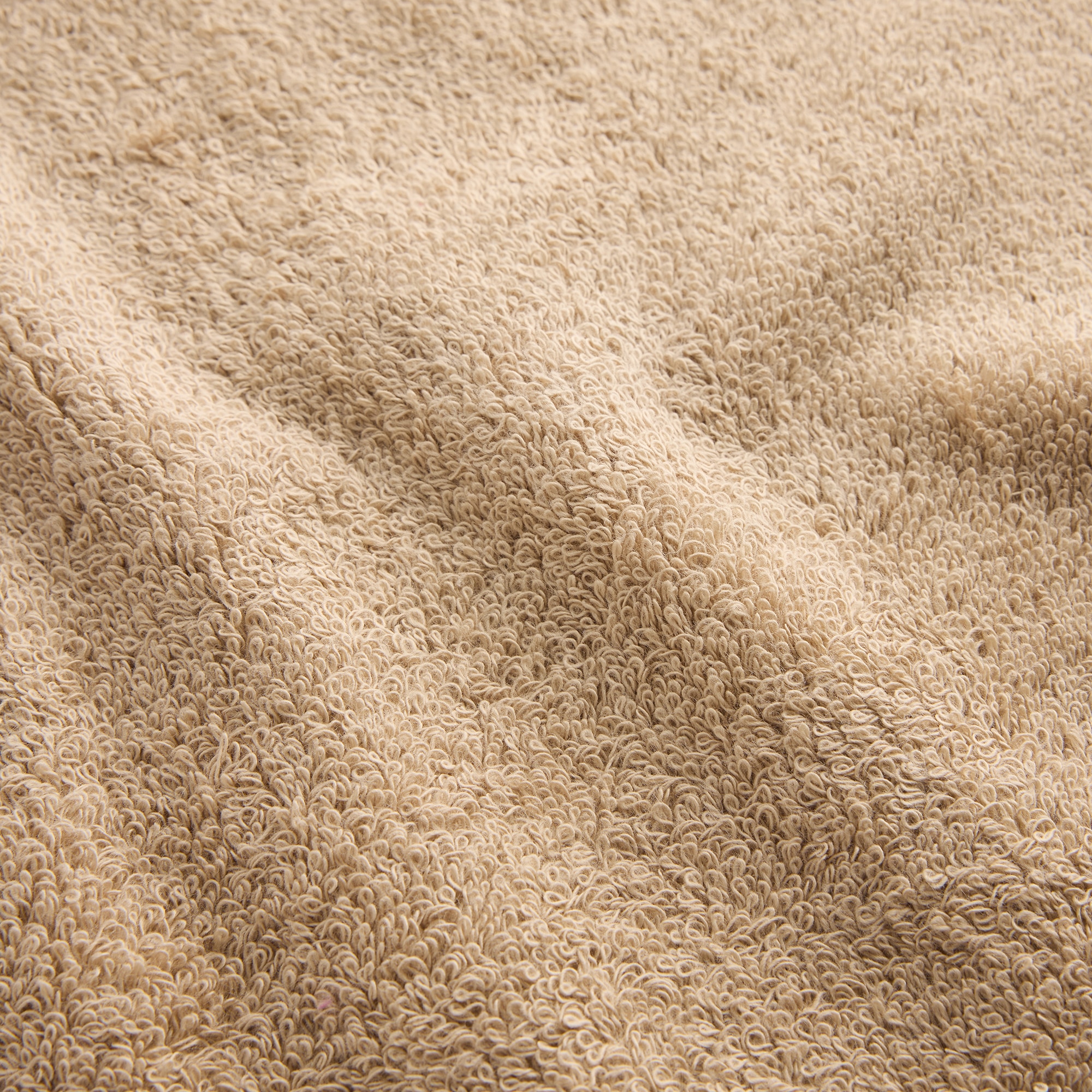 Conjunto de 3 Toalhas de Bidé de Algodão - 550 g/m2 Kashmir Bege-4