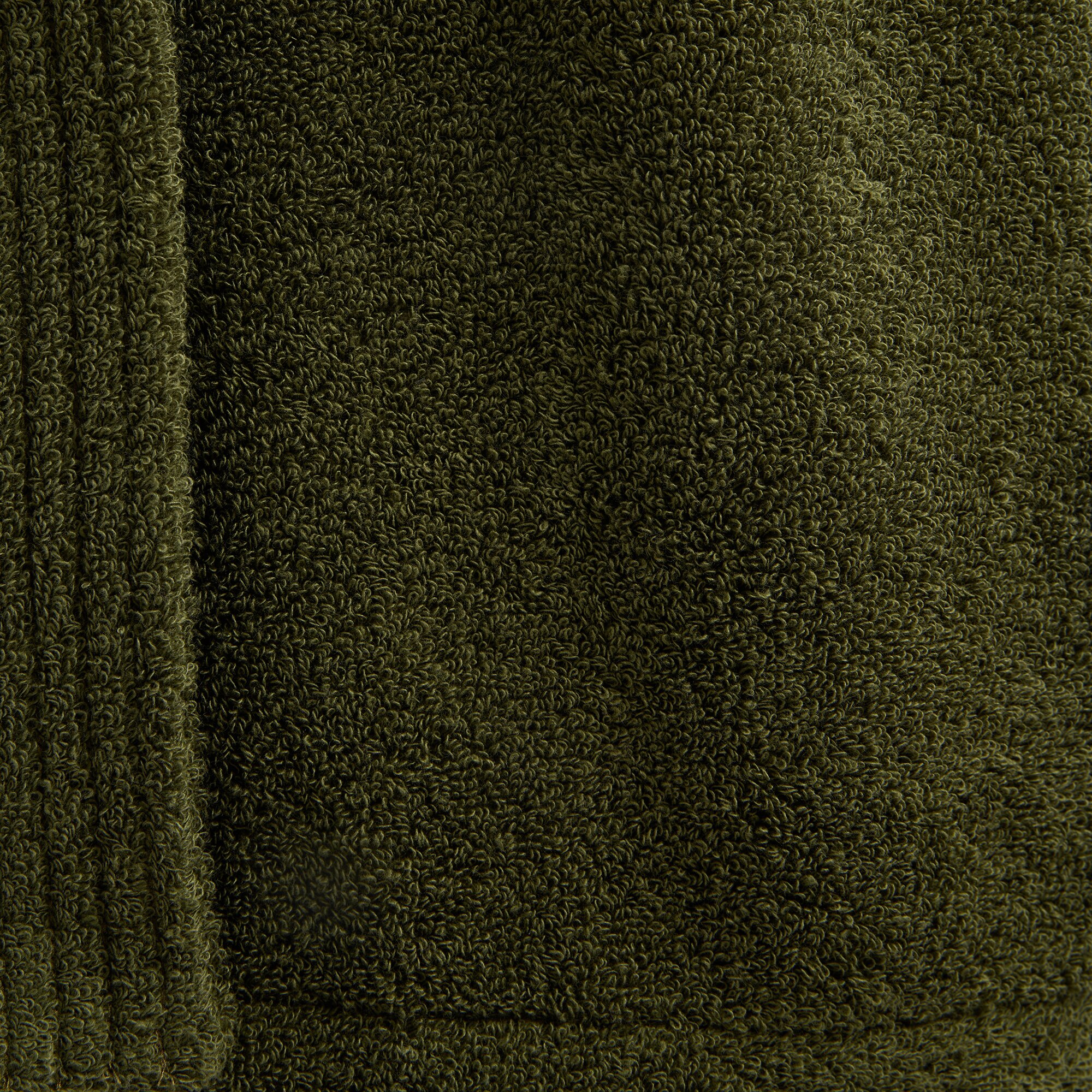 Albornoz con solapa algodón 450 gr/m2 Kashmir El Corte Inglés - Verde S-M Verde-4