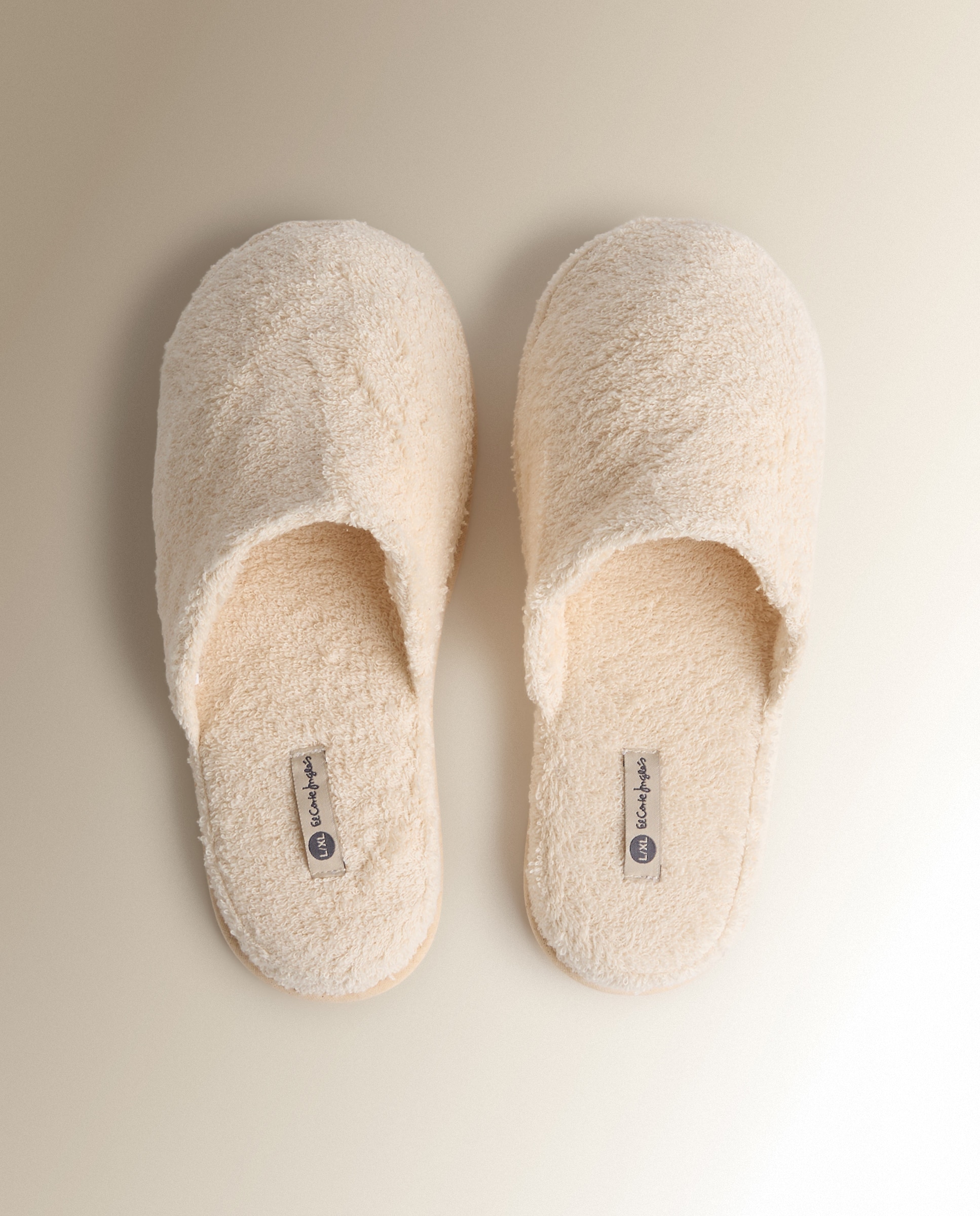 Imagen 1 de Zapatillas de baño algodón Kashmir El Corte Inglés Crudo