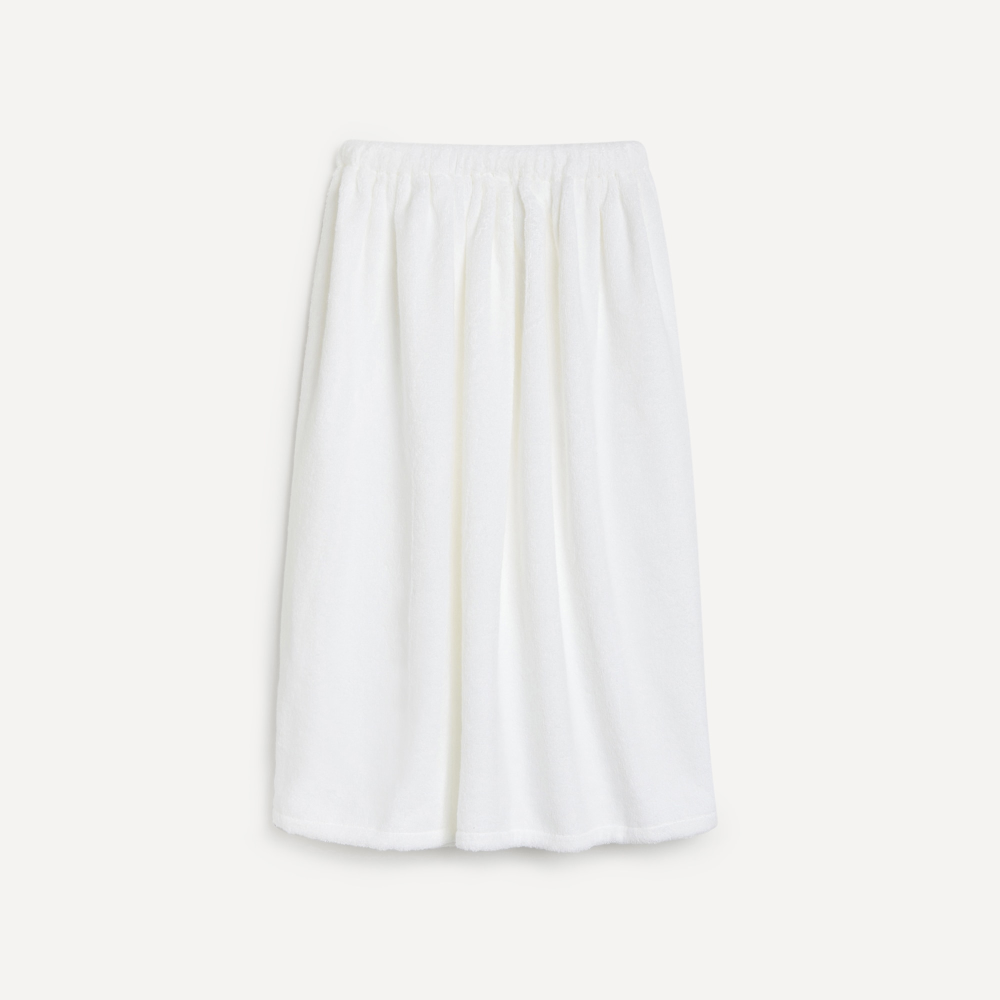 Saia de banho de tecido turco de algodão 450 g/m2 Kashmir Branco-2