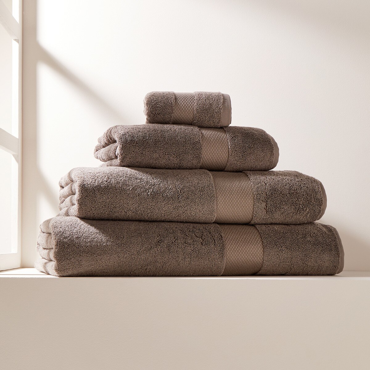 Toalla de baño Algodón Egipcio de 650 gr/m2 - Topo Sábana de baño Topo-1