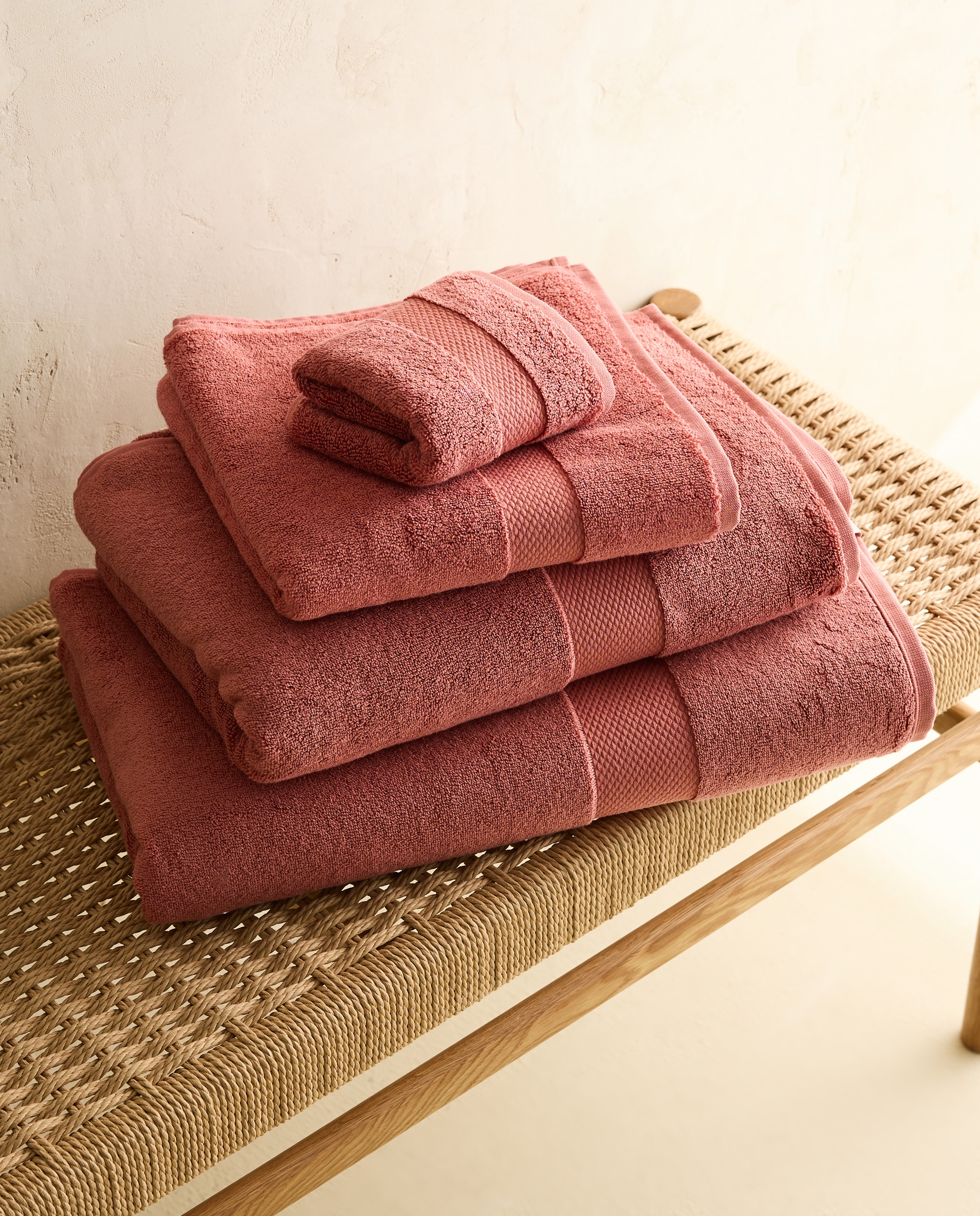 Toalla de baño Algodón Egipcio de 650 gr/m2 - Coral Sábana de baño Coral-1