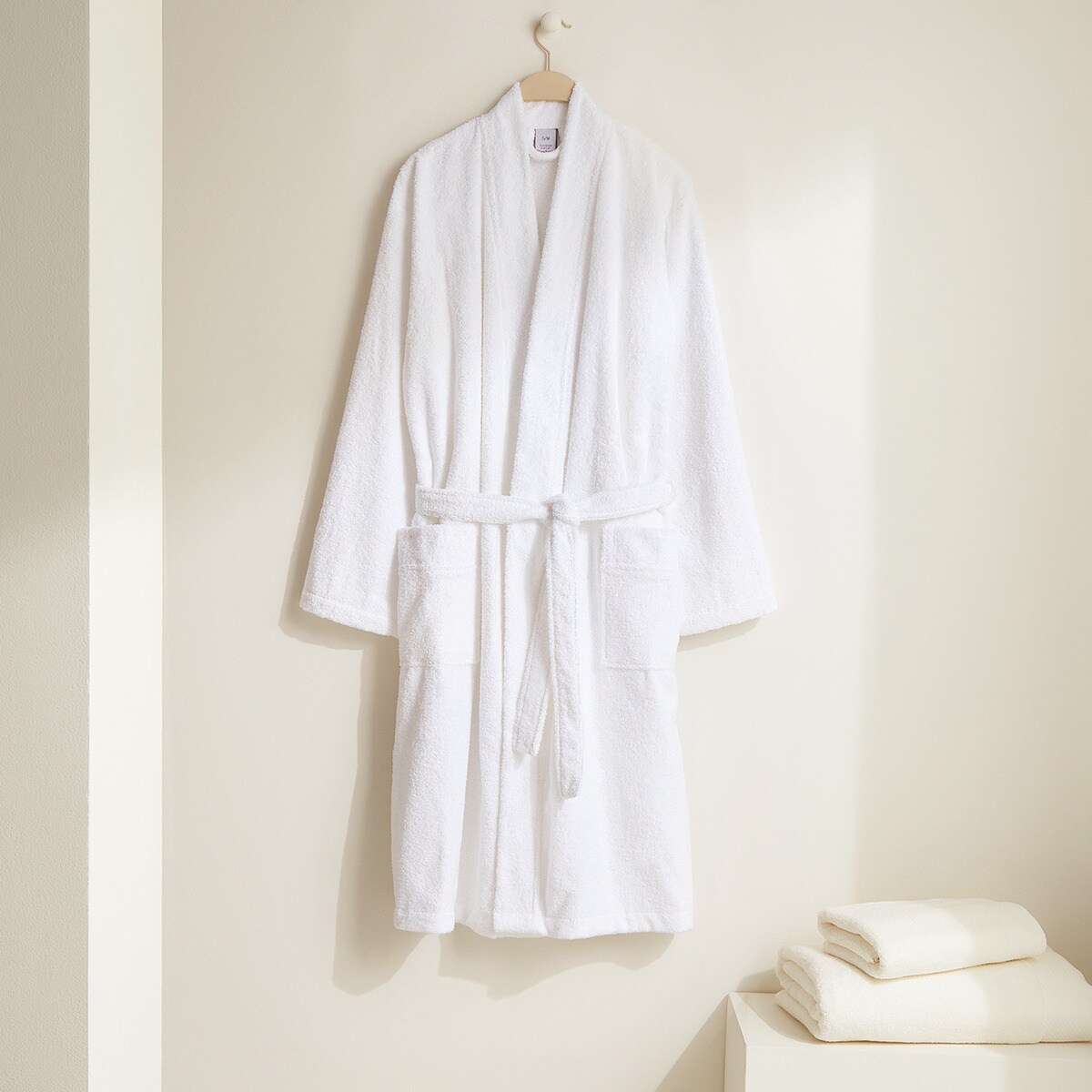 Imagen 0 de Albornoz kimono Algodón Egipcio 420 gr/m2 El Corte Inglés Gris