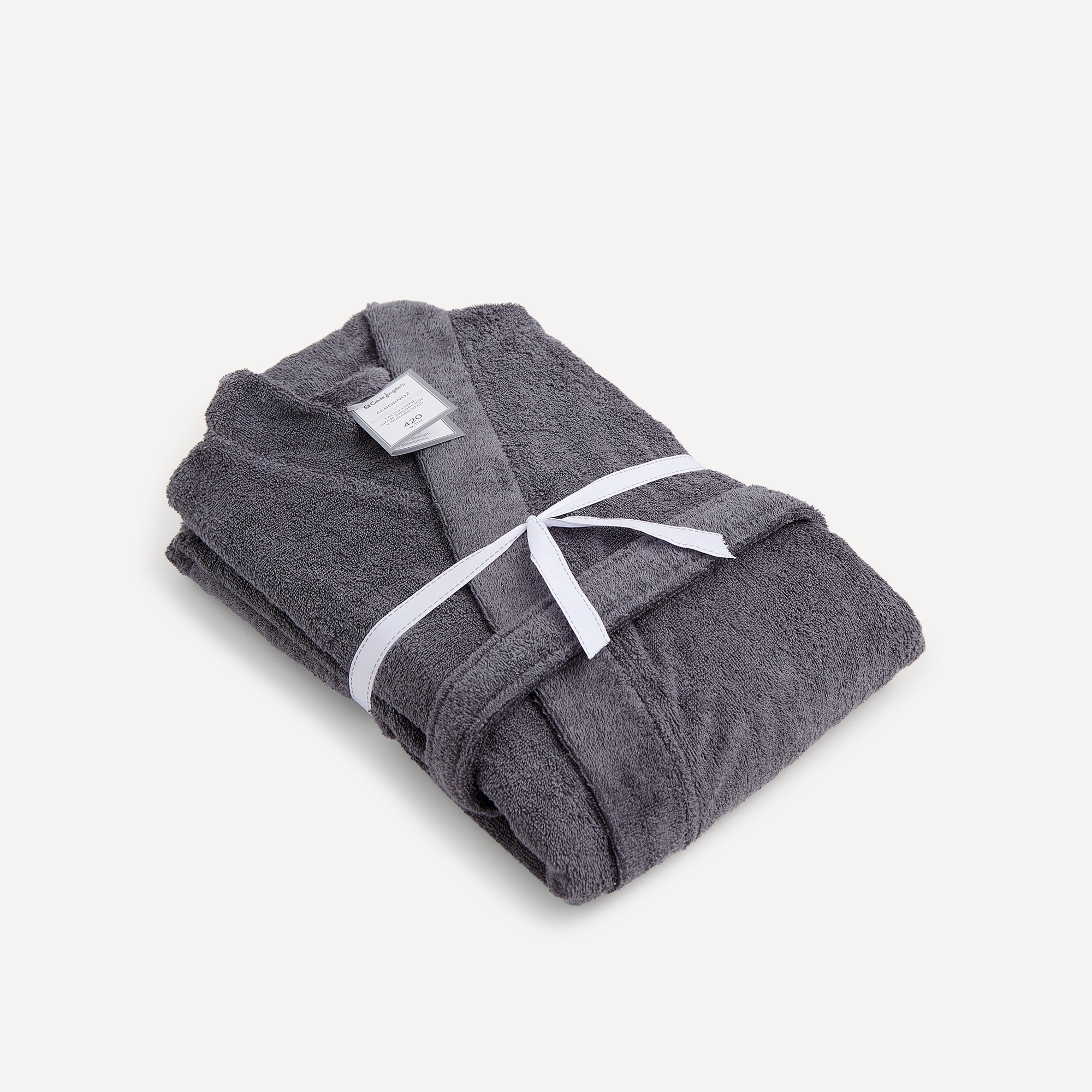 Albornoz kimono Algodón Egipcio 420 gr/m2 El Corte Inglés - Antracita L/XL Antracita-4