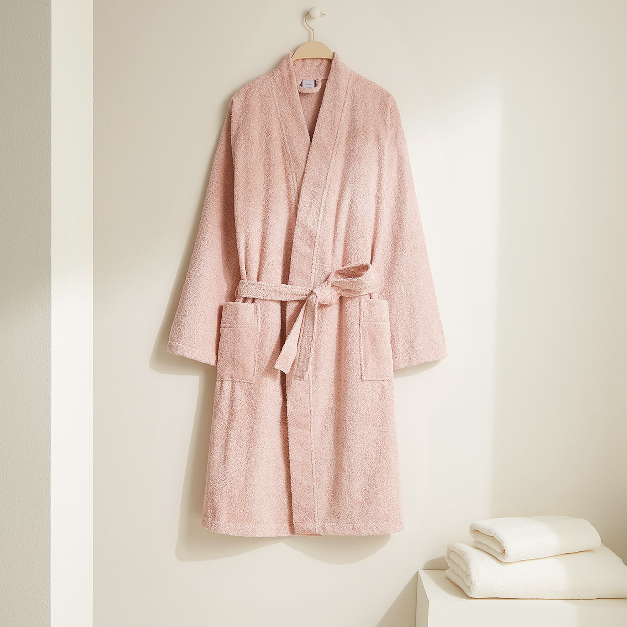 Albornoz kimono Algodón Egipcio 420 gr/m2 El Corte Inglés - Rosa palo S/M Rosa palo-1