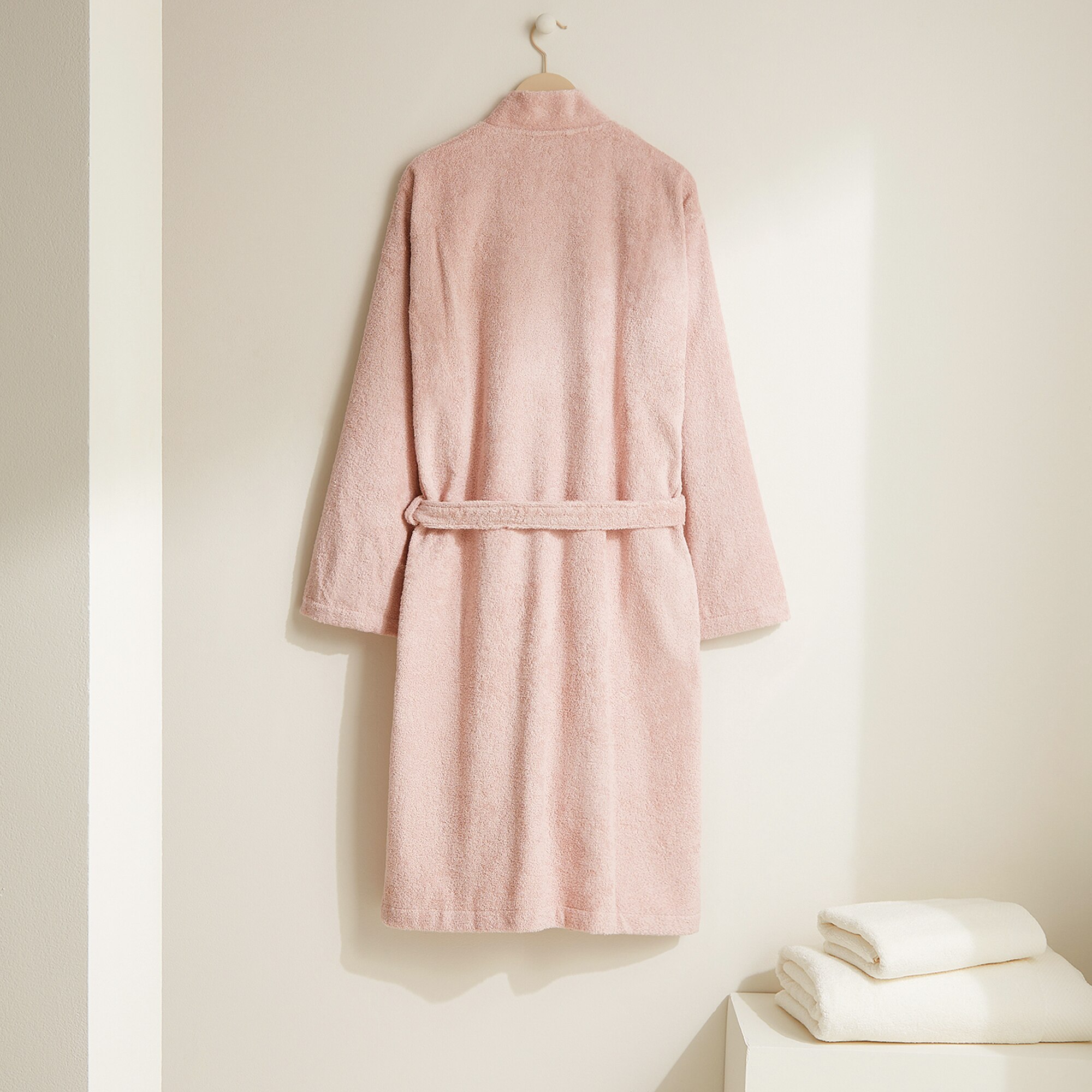Albornoz kimono Algodón Egipcio 420 gr/m2 El Corte Inglés - Rosa palo S/M Rosa palo-3