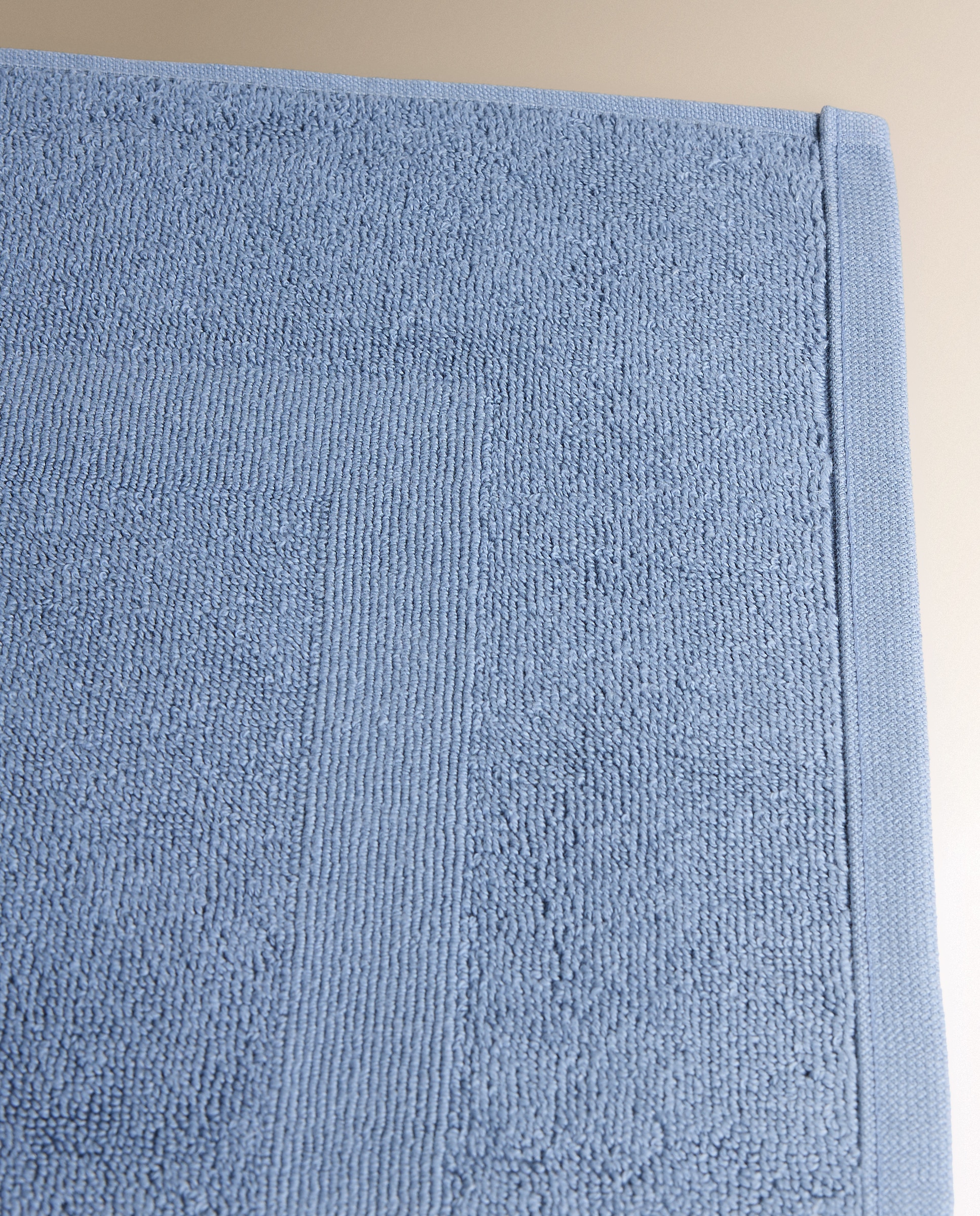 Alfombra de baño Algodón Egipcio - Azul 50 x 80 cm Azul-3