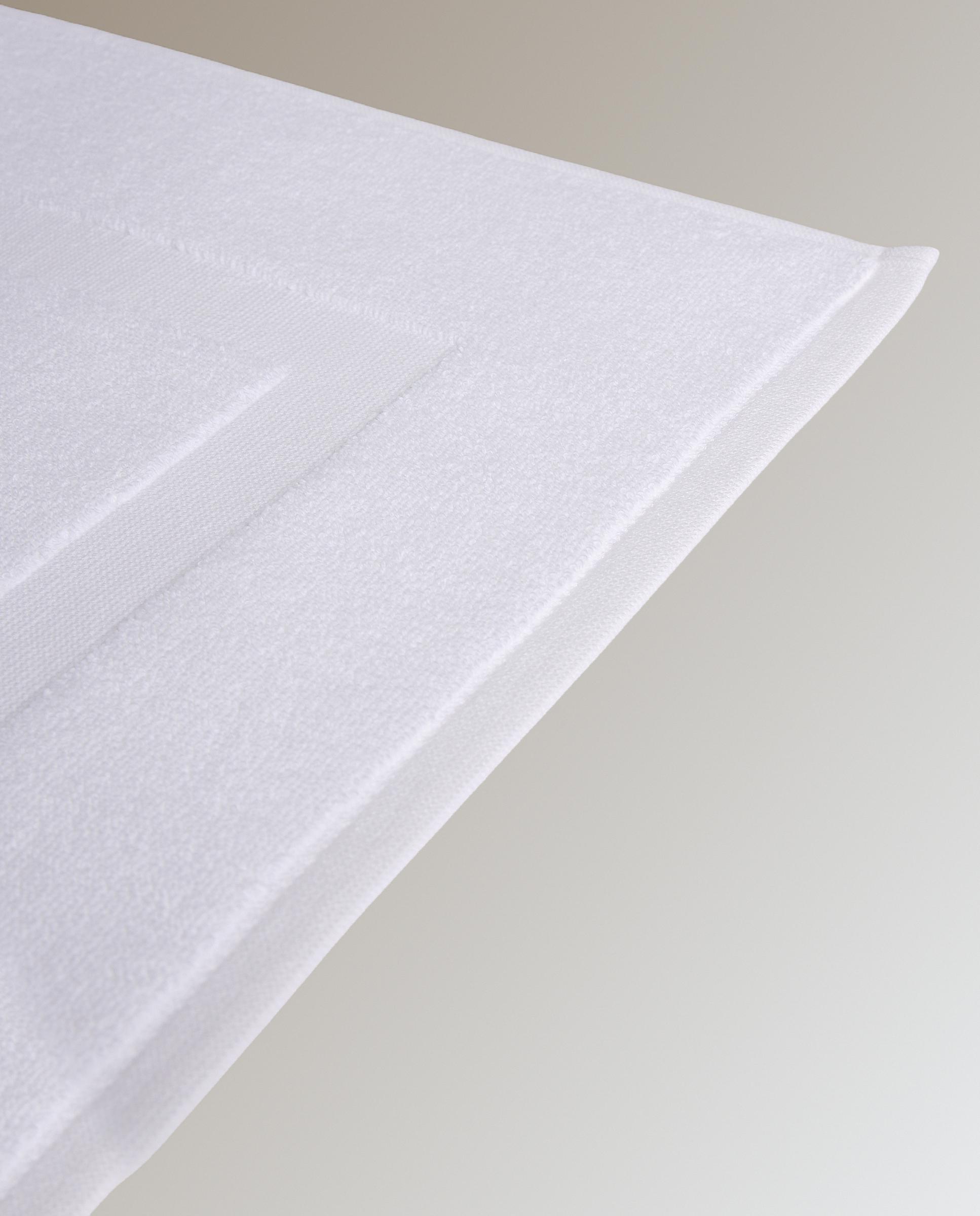 Alfombra de baño Algodón Egipcio - Blanco 50 x 80 cm Blanco-2