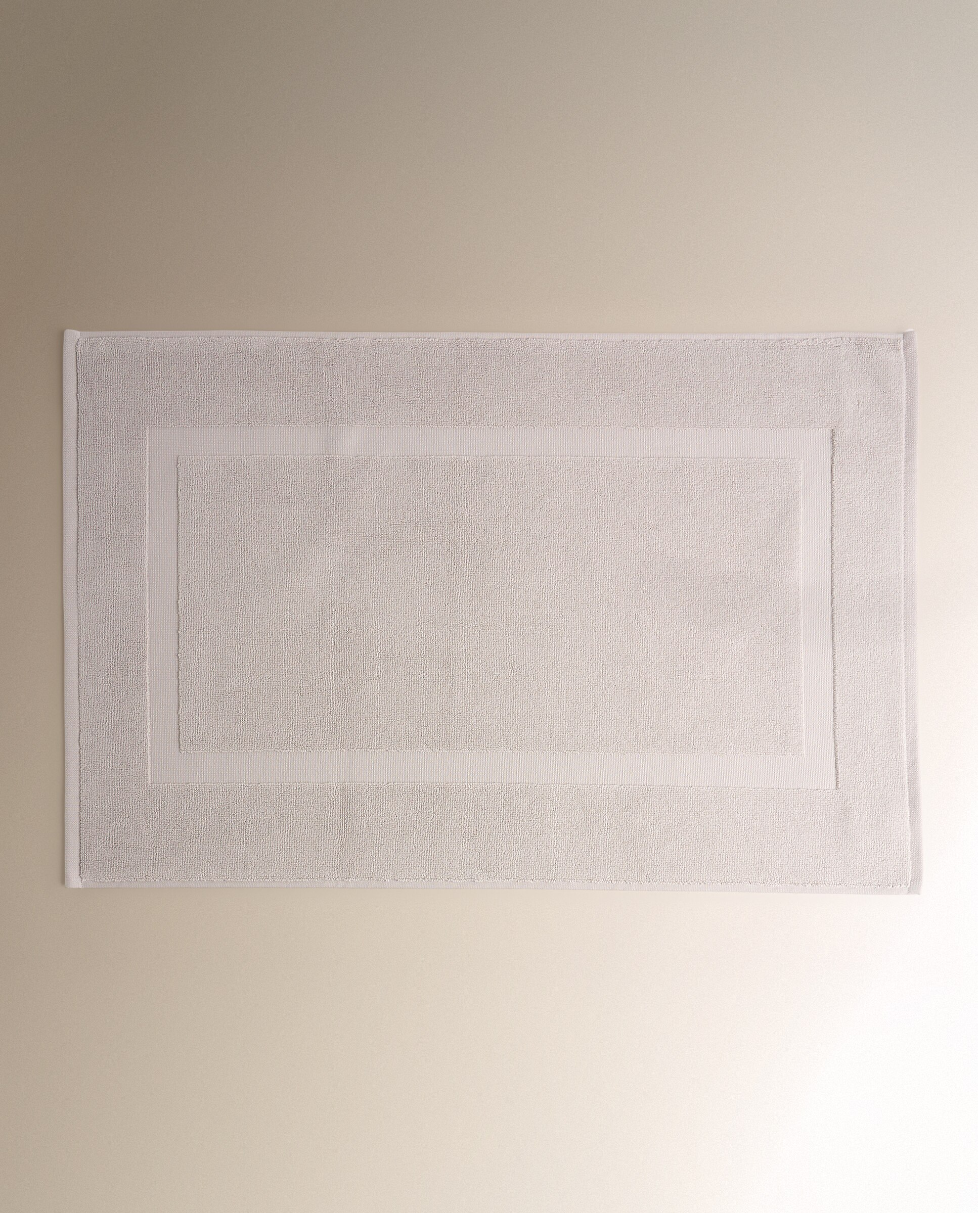 Alfombra de baño Algodón Egipcio - Gris 50 x 80 cm Gris-1