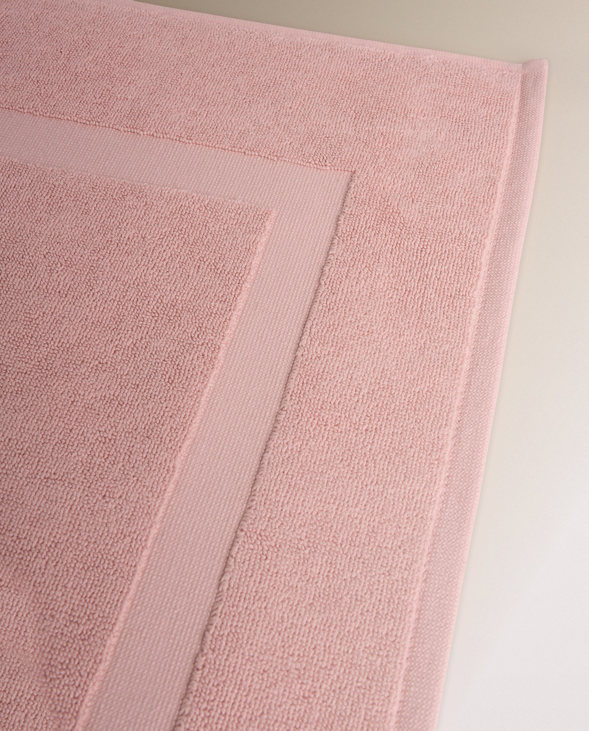 Alfombra de baño Algodón Egipcio - Rosa palo 50 x 80 cm Rosa palo-2