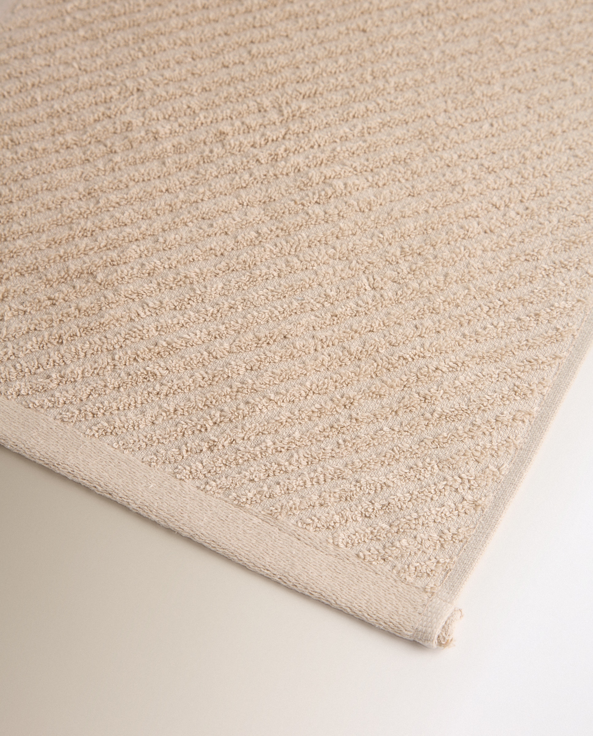 Toalla de baño algodón 500 gr/m2 Lake El Corte Inglés - Beige Tocador Beige-3