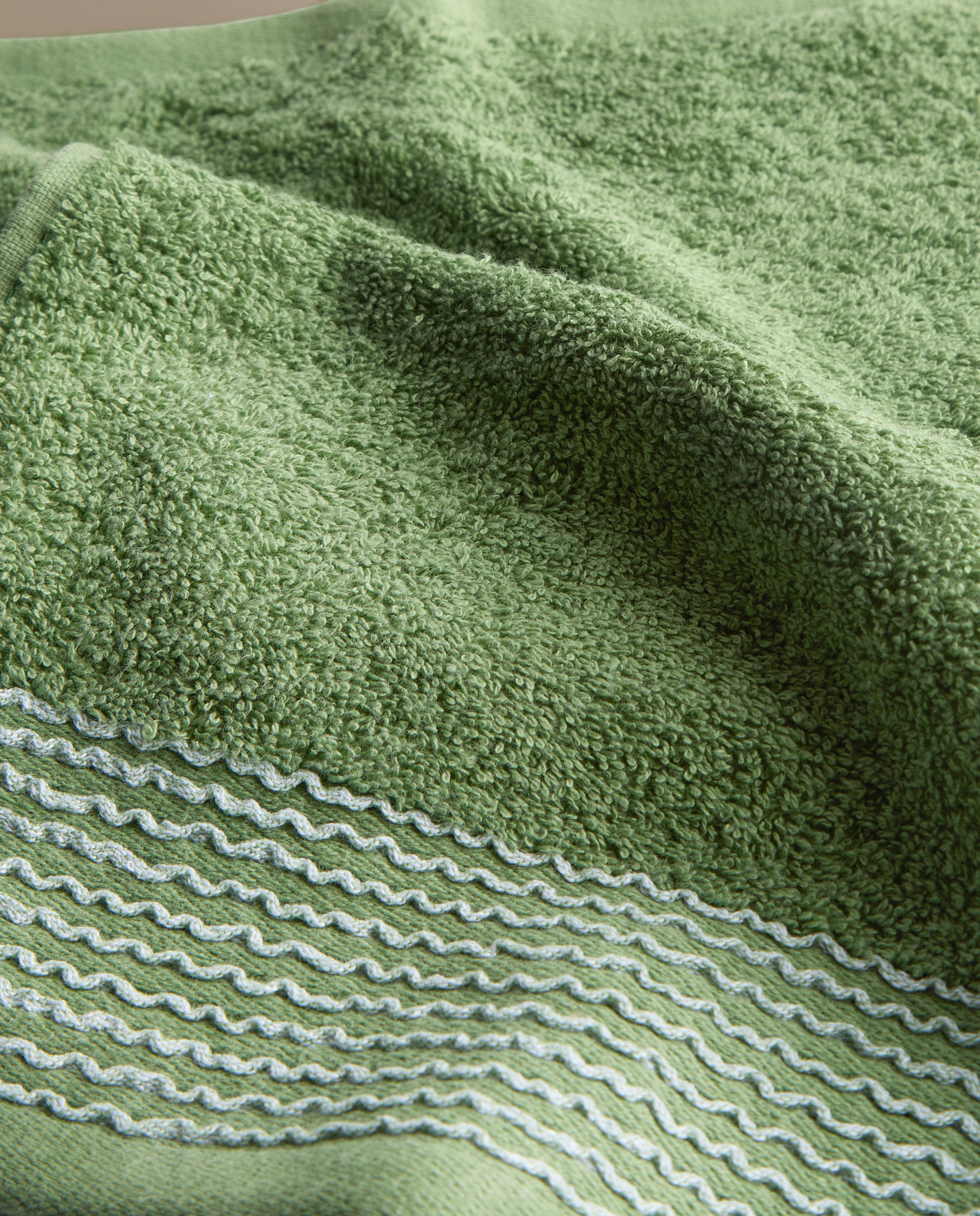 Toalha de banho de Algodão Land - 500 g/m2 Verde-4
