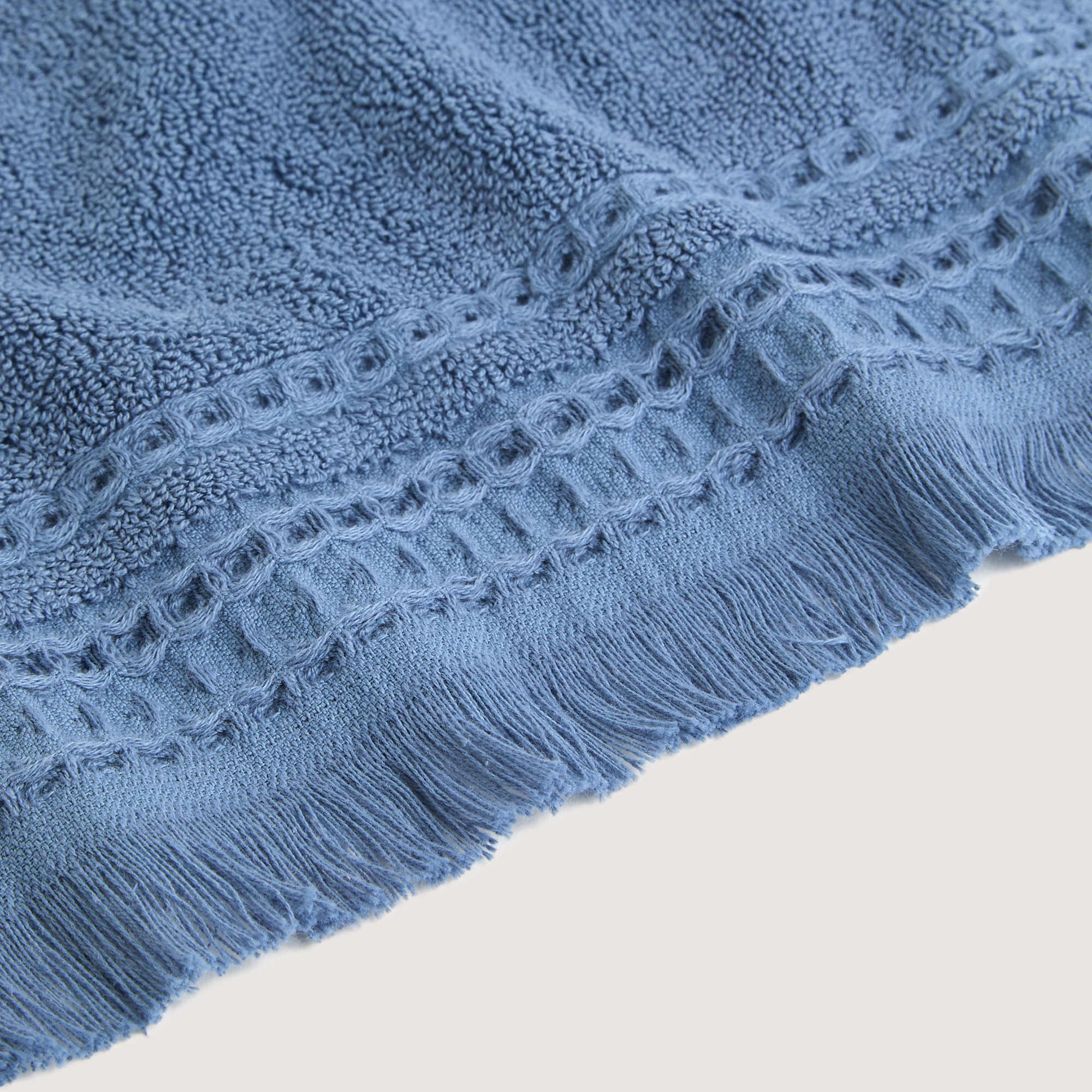 Toalla de baño algodón 500 gr/m2 Rastra El Corte Inglés Azul Tocador Azul-2