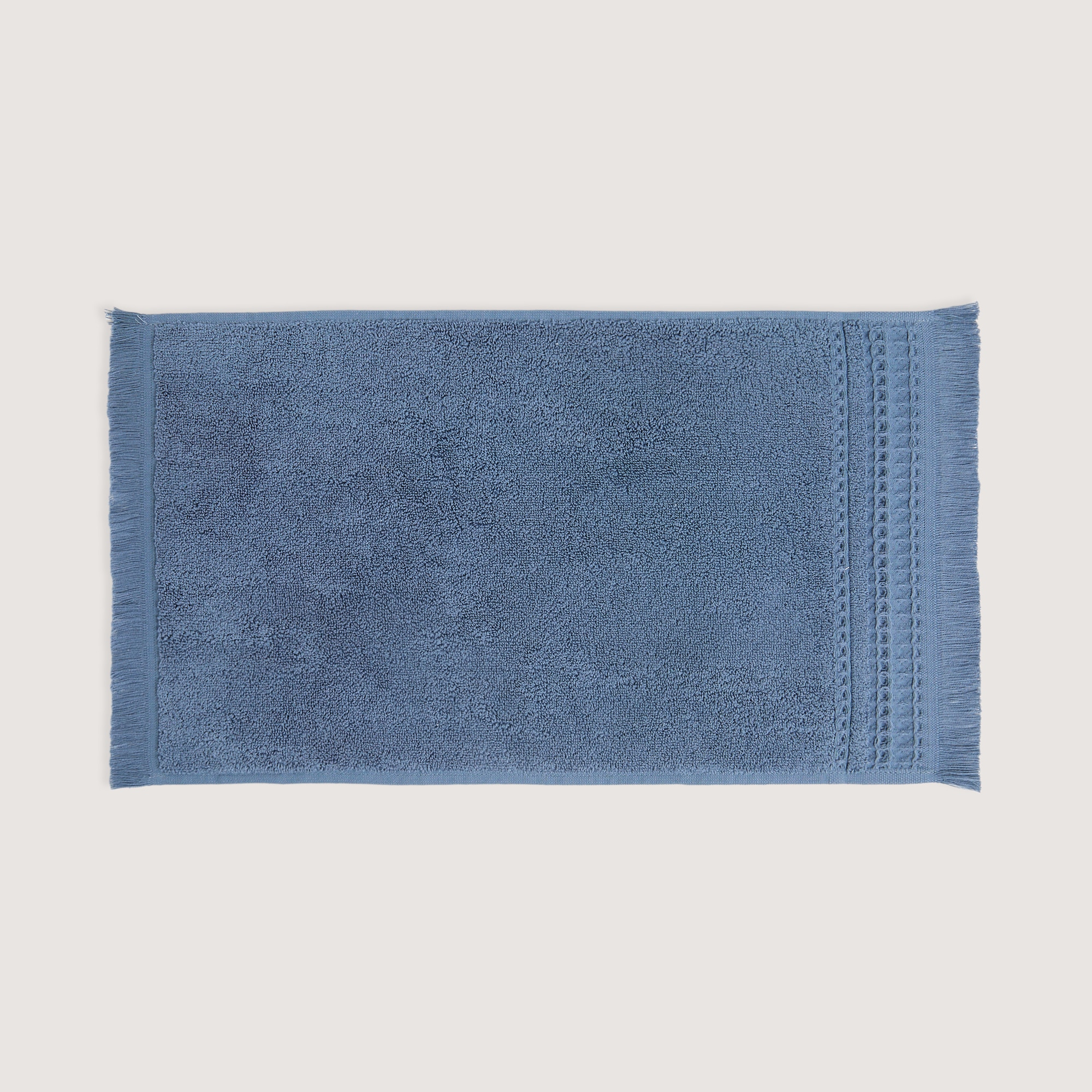 Toalla de baño algodón 500 gr/m2 Rastra El Corte Inglés Azul Tocador Azul-4