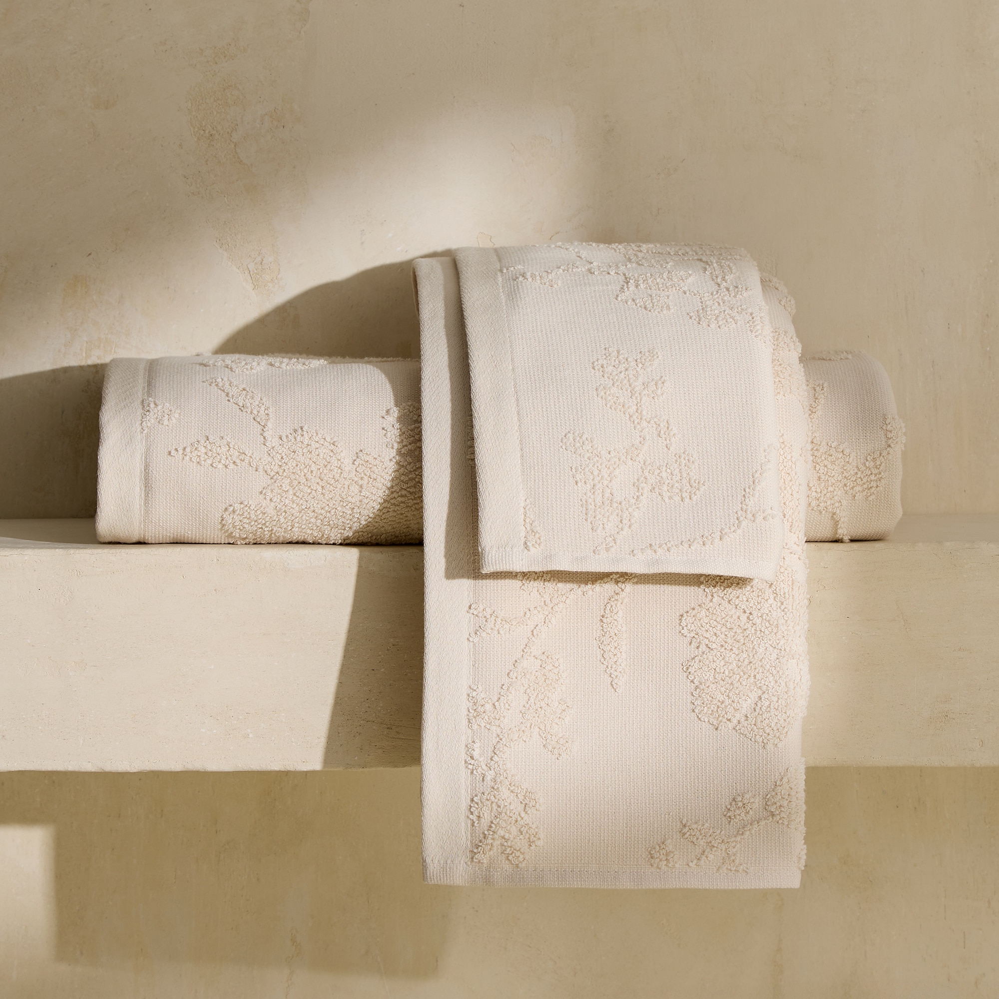 Toalha de Banho de Algodão 450 g/m2 Garden Cru-1