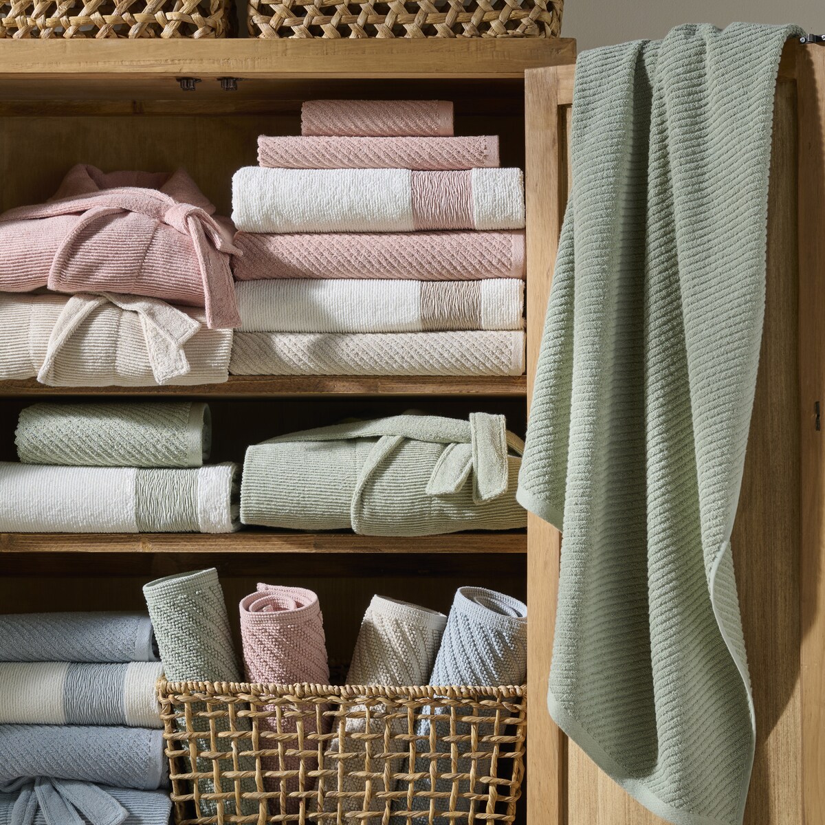 Toalla de baño algodón 500 gr/m2 Lago Verde-5