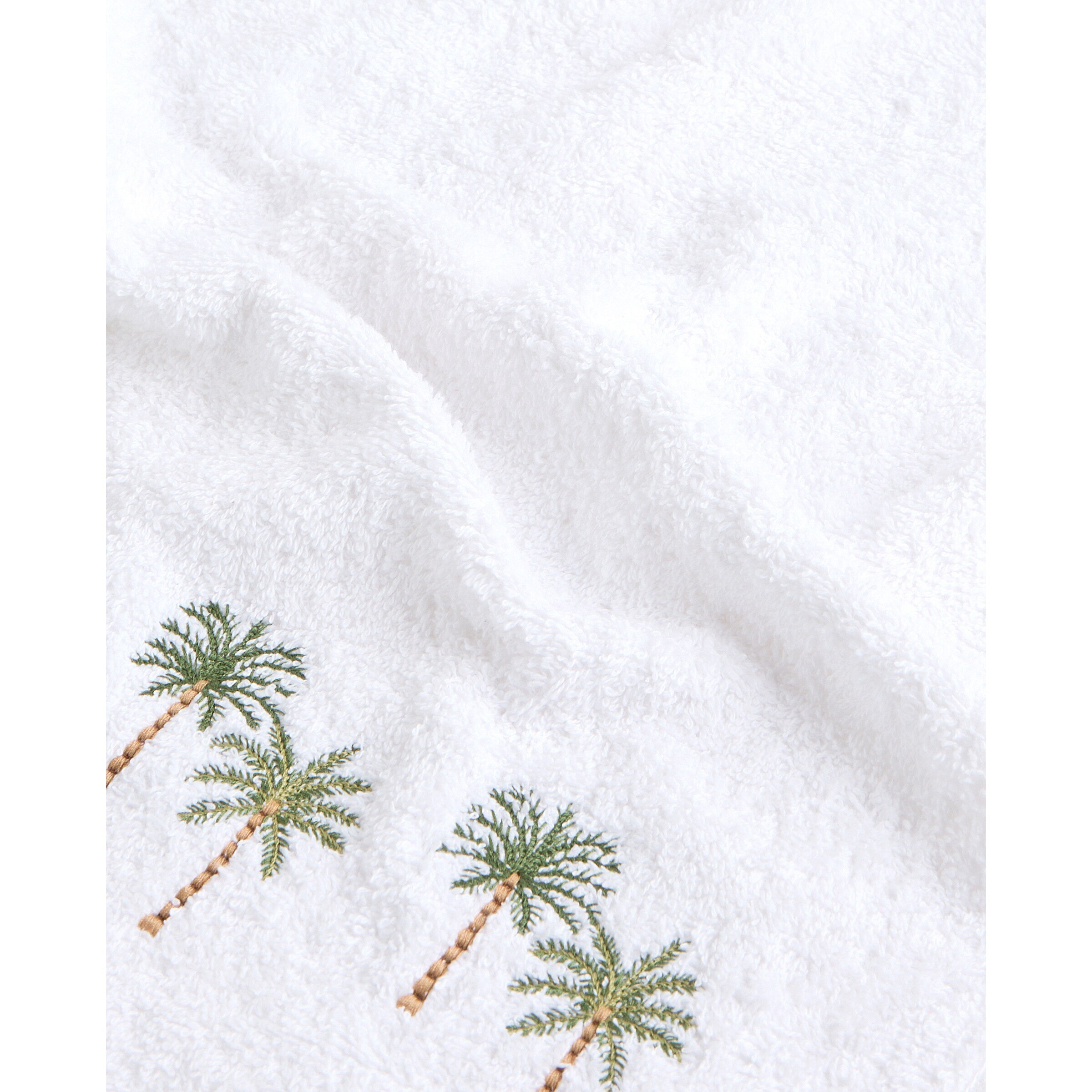 Toalha de Banho de Algodão 500 g/m2 Palm Branco-4