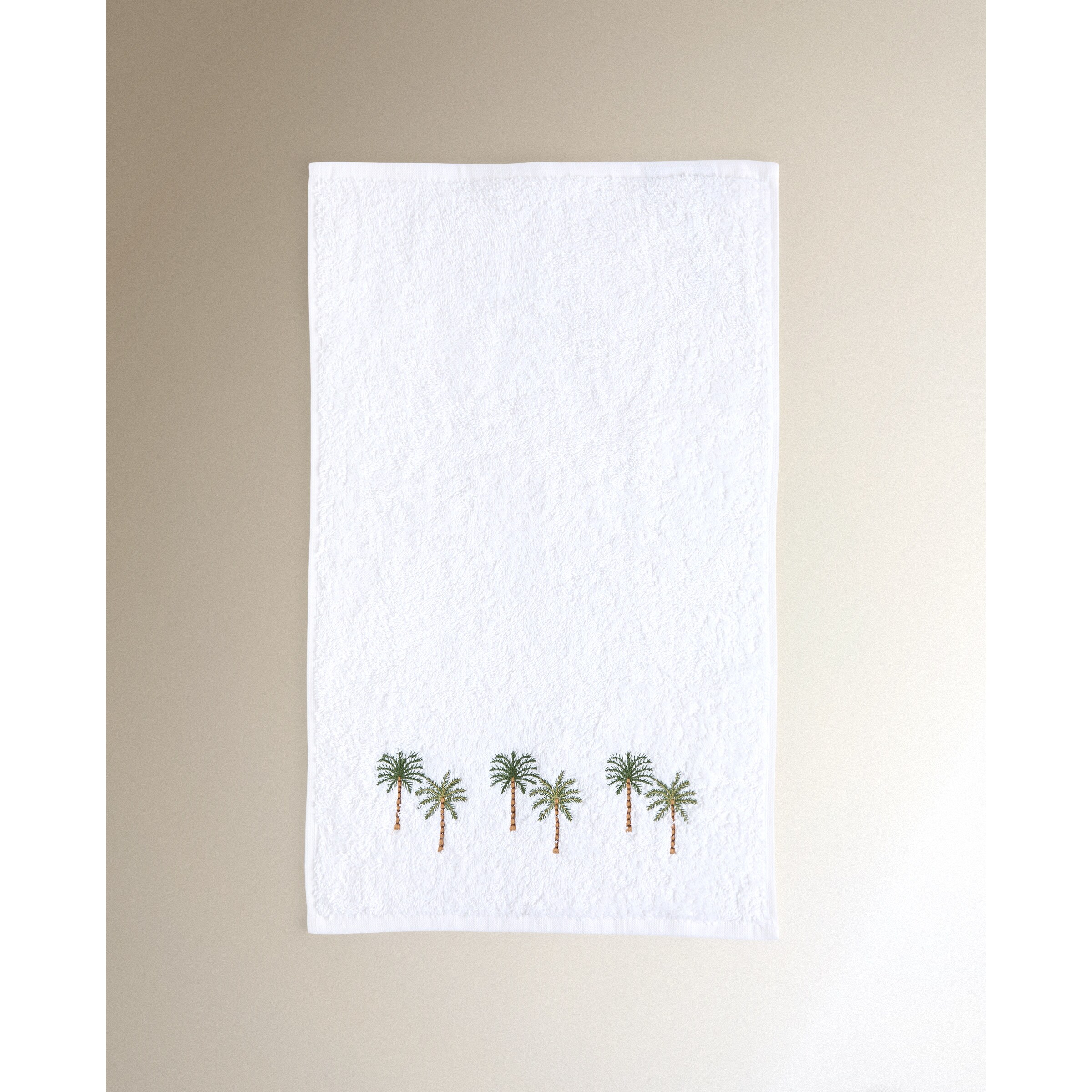 Toalha de Banho de Algodão 500 g/m2 Palm Branco-2